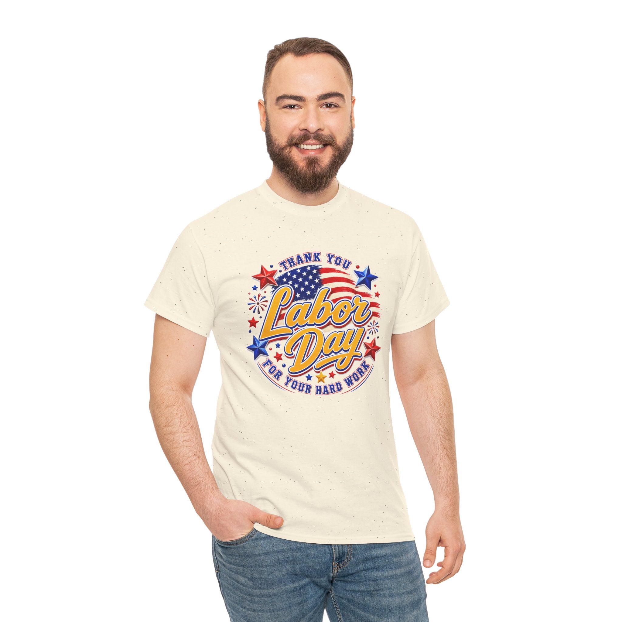 Labor Day Shirt, Thank You Labor Day Tee, Working Today Building Tomorrow Shirt, Patriotic Worker T-Shirt, Construction Gift