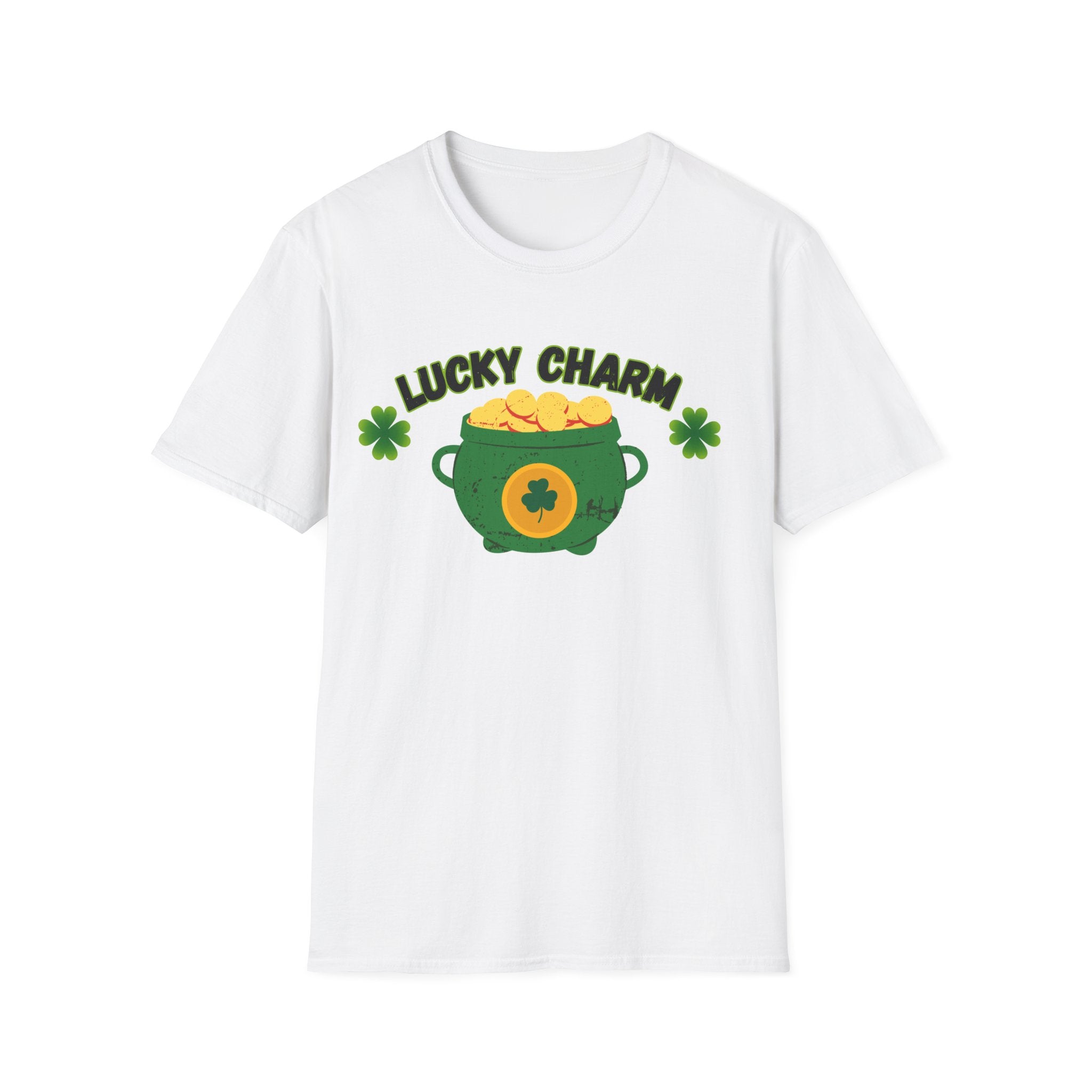 Lucky Charm T-Shirt — Pot of Gold & Shamrock St. Patrick's Day Tee
