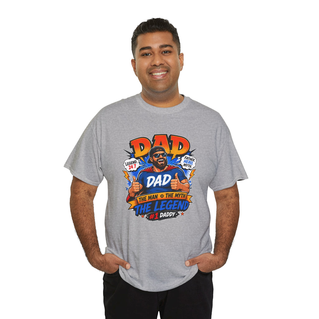 Funny Dad Shirt, Dad The Legend Tee, Father's Day Gift for Dad, Cool Dad Graphic T-Shirt, Best Dad Ever Shirt, Dad Gift