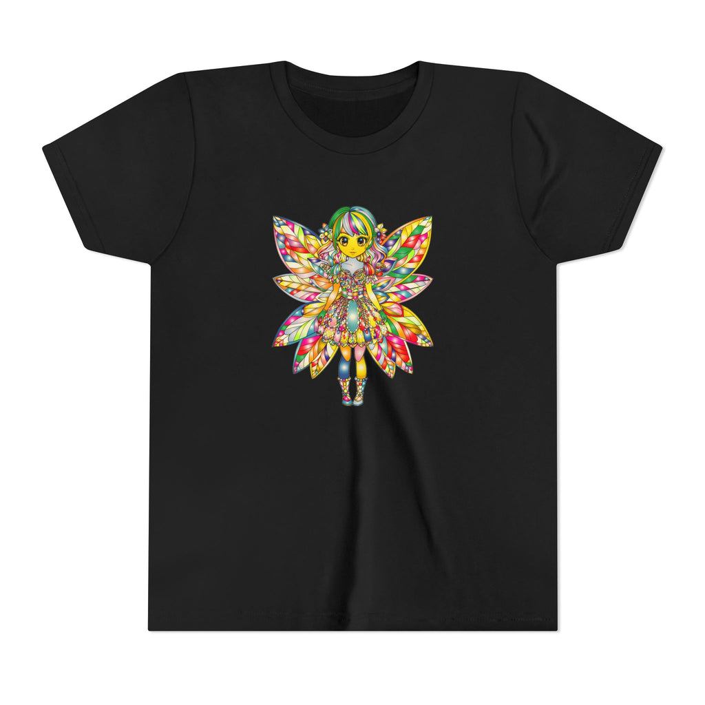 Rainbow Fairy Shirt for Girls, Magical Fairy Kids Tee, Cute Fantasy T-Shirt, Colorful Fairy Gift