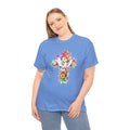 Christian Floral Cross T-Shirt | Dove Faith Shirt | Religious Graphic Tee | Holy Spirit Shirt | Easter Gift | Church Shirt