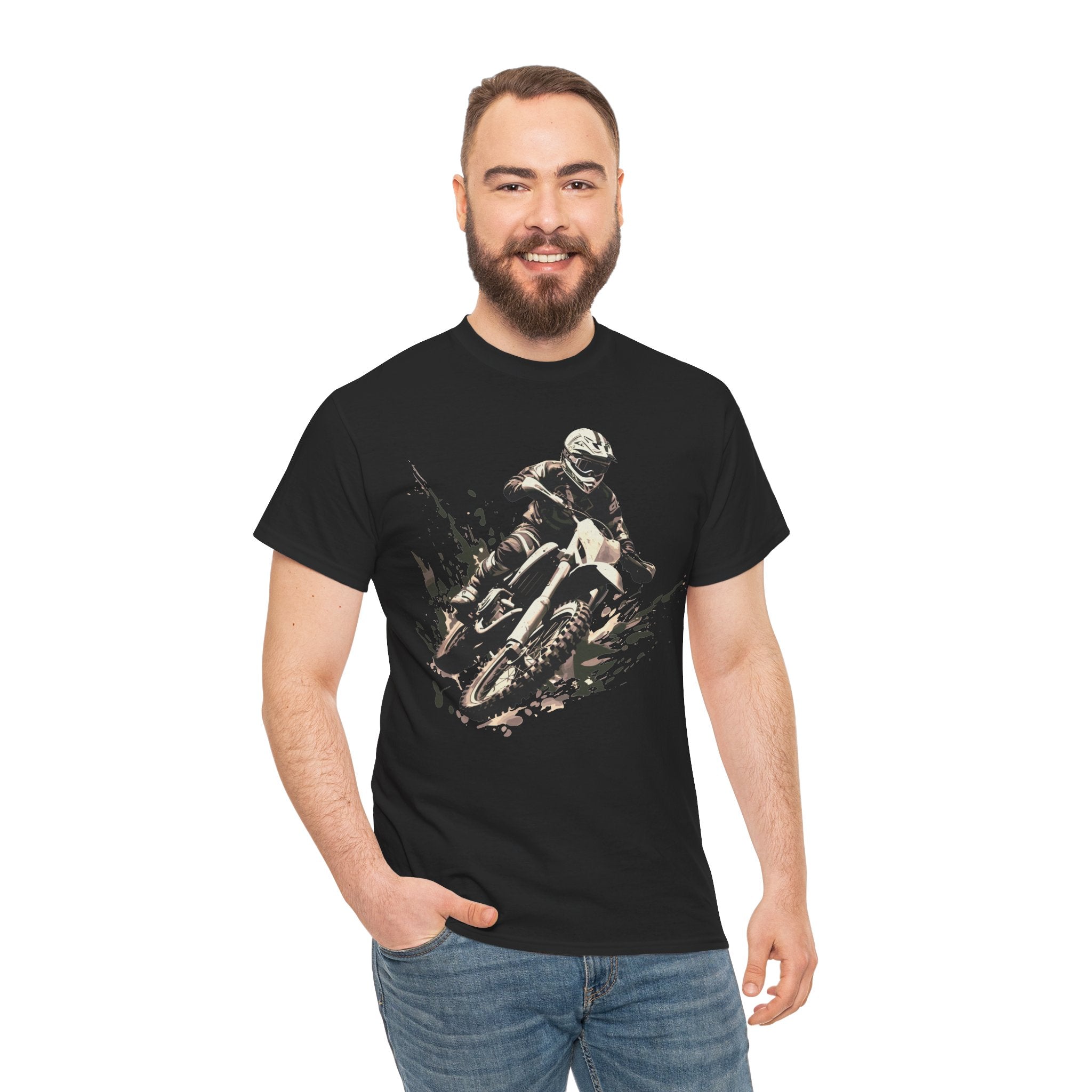 Motocross Rider Dirt Bike T-Shirt — Off-Road Racing Tee