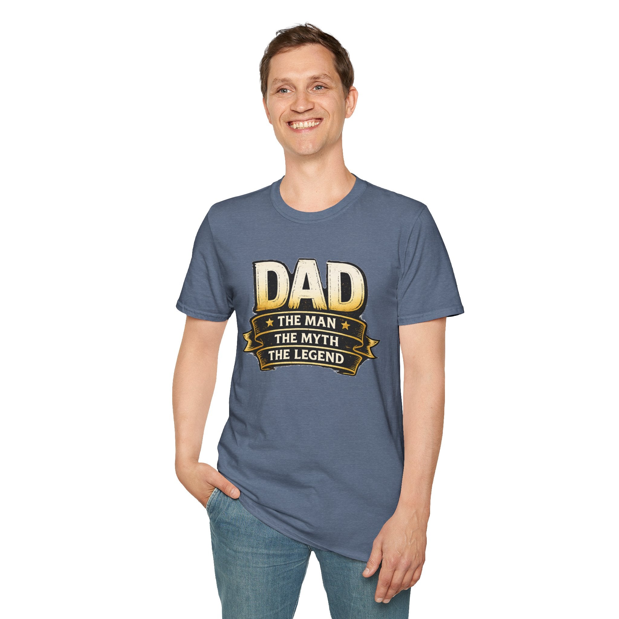 Dad Shirt The Man The Myth The Legend, Funny Dad T-Shirt, Father’s Day Gift for Dad, Cool Dad Graphic Tee, Unisex Family Shirt