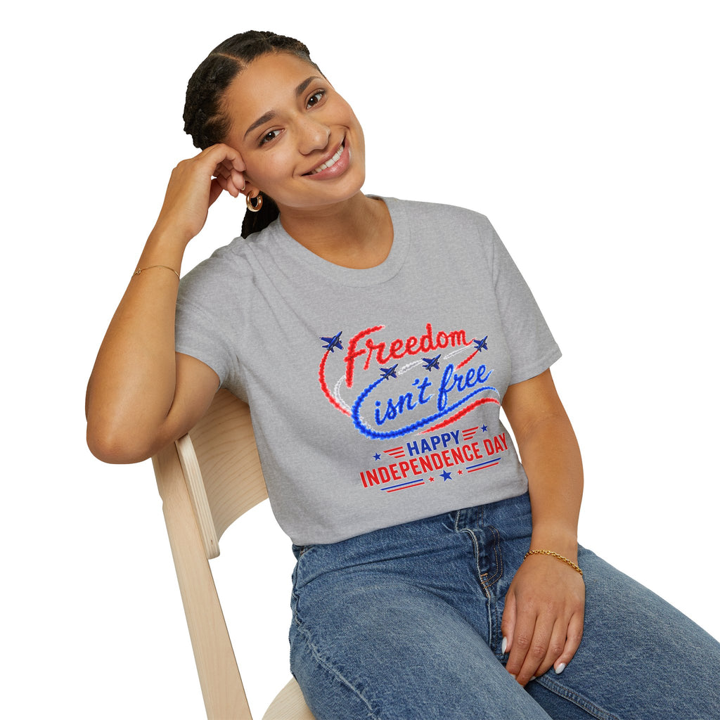 Freedom Isn't Free Shirt, Patriotic 4th of July T-Shirt, Independence Day Tee, USA Flag Graphic Tee, Military Support Gift