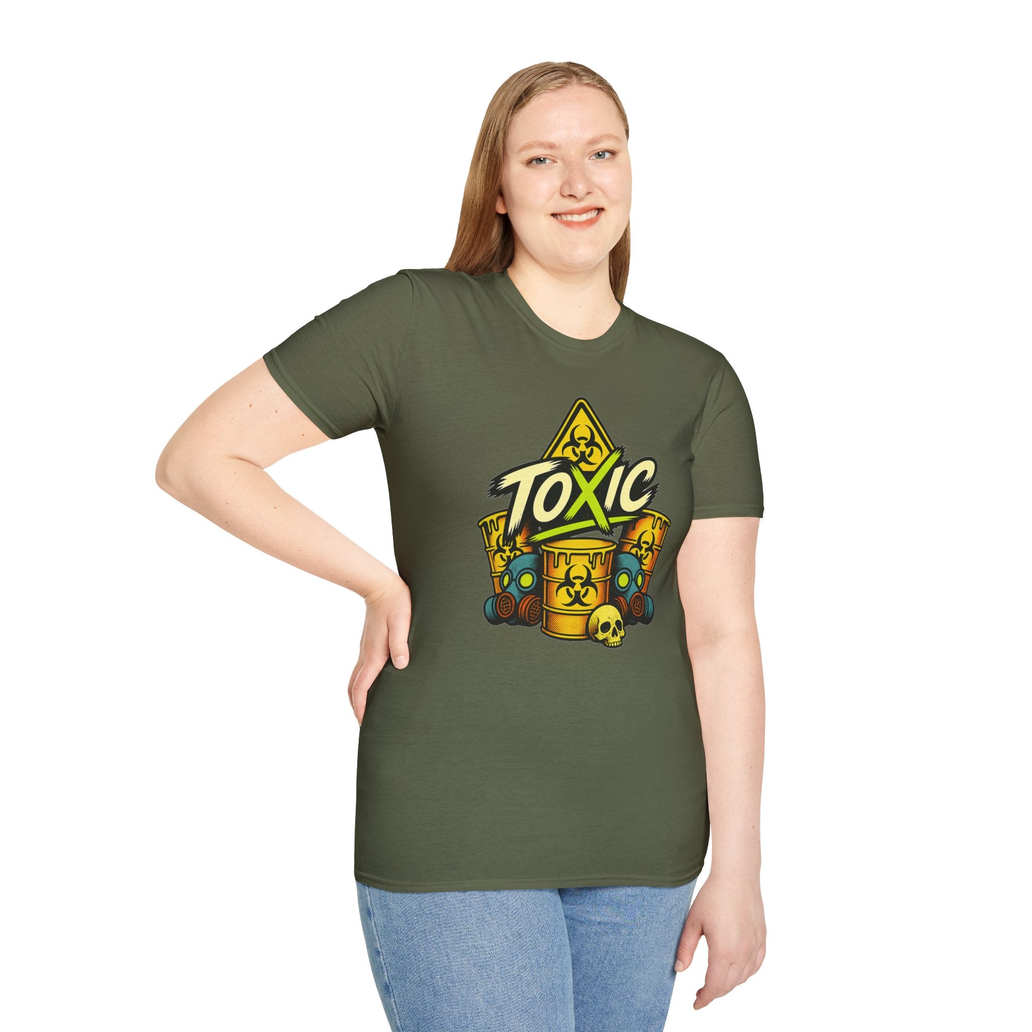T-Shirt - Toxic Hazard Barrel Graphic Tee