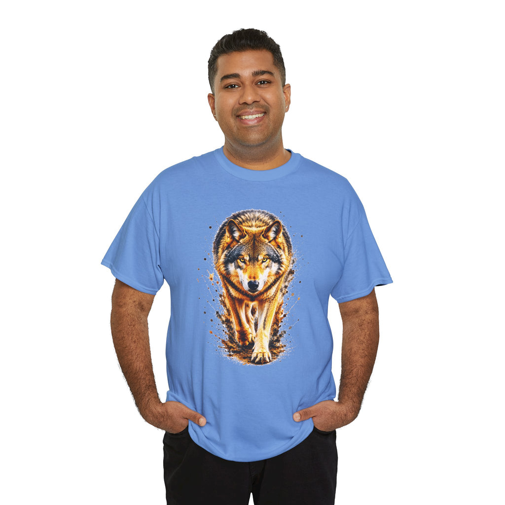 Wolf Graphic T-Shirt, Majestic Wolf Tee, Wildlife Animal Shirt, Unisex Nature Graphic Tee, Wolf Lover Gift, Forest Wolf Shirt