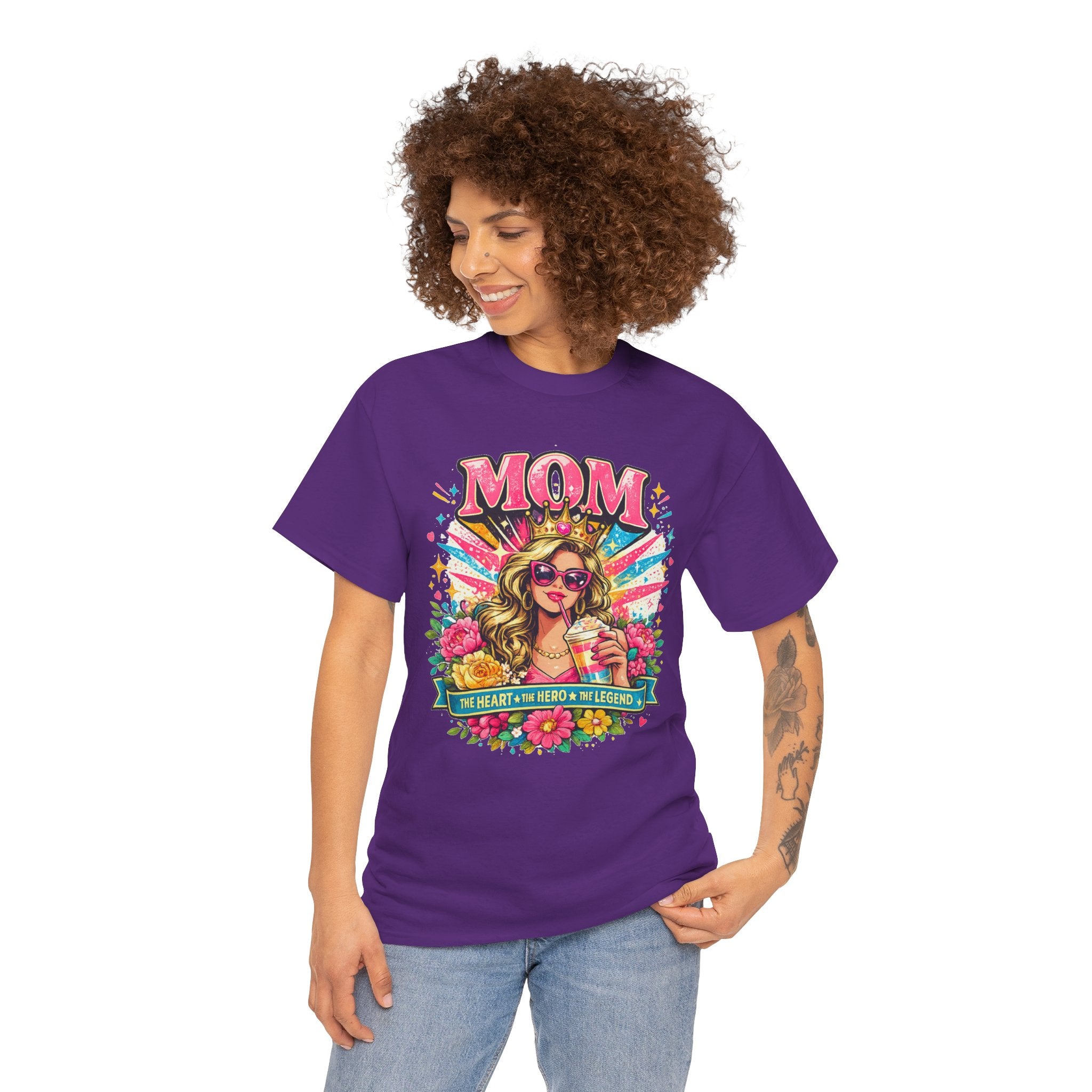 Mama Floral Shirt, Mom Graphic Tee, Gift for Mom, Colorful Vintage Mom T-Shirt, Cute Mama Shirt, Mother's Gift, Mom Life Tee