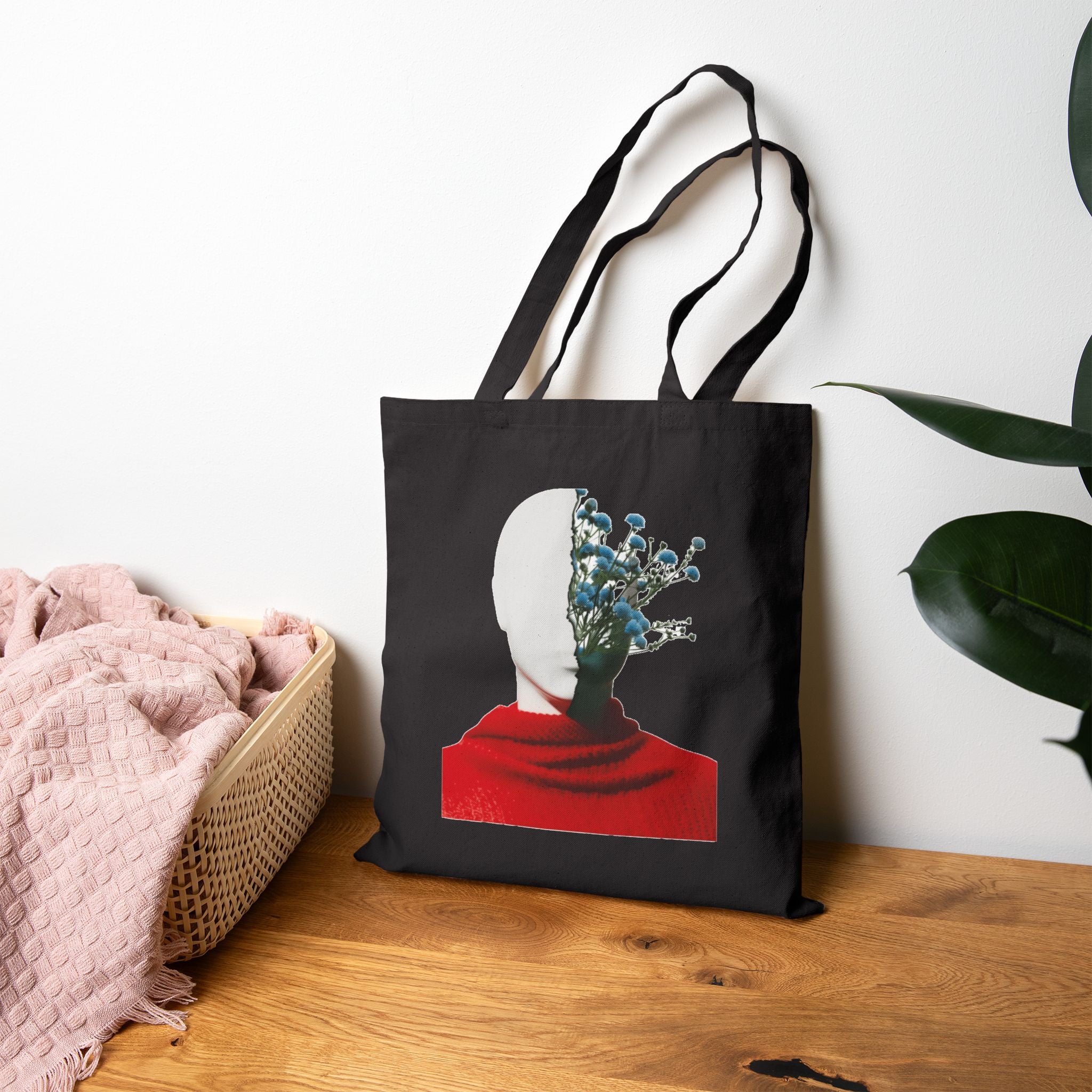Art Cotton Canvas Tote Bag