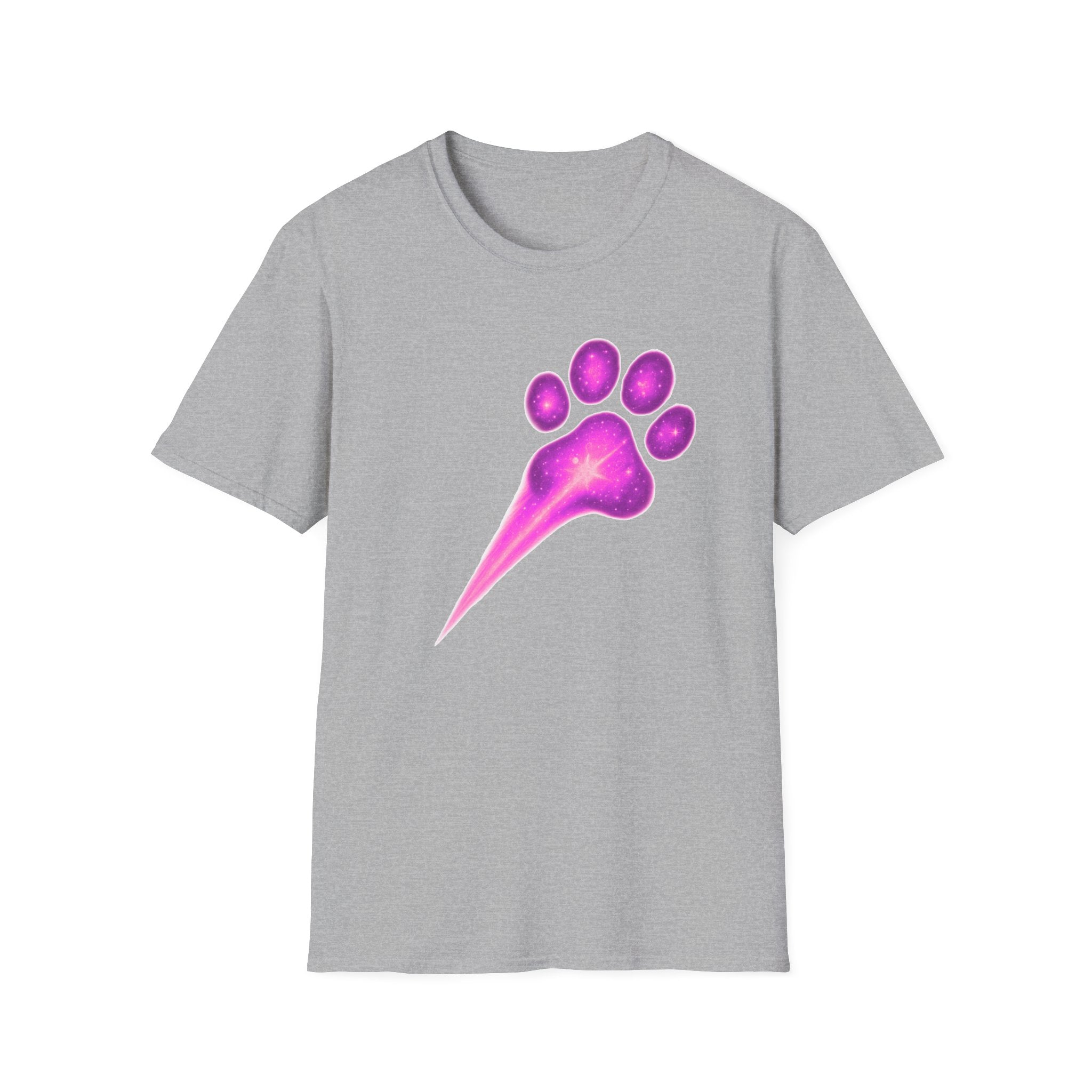 Pink Paw Print T-Shirt, Cute Dog Lover Tee, Aesthetic Animal Shirt, Gift for Pet Lovers