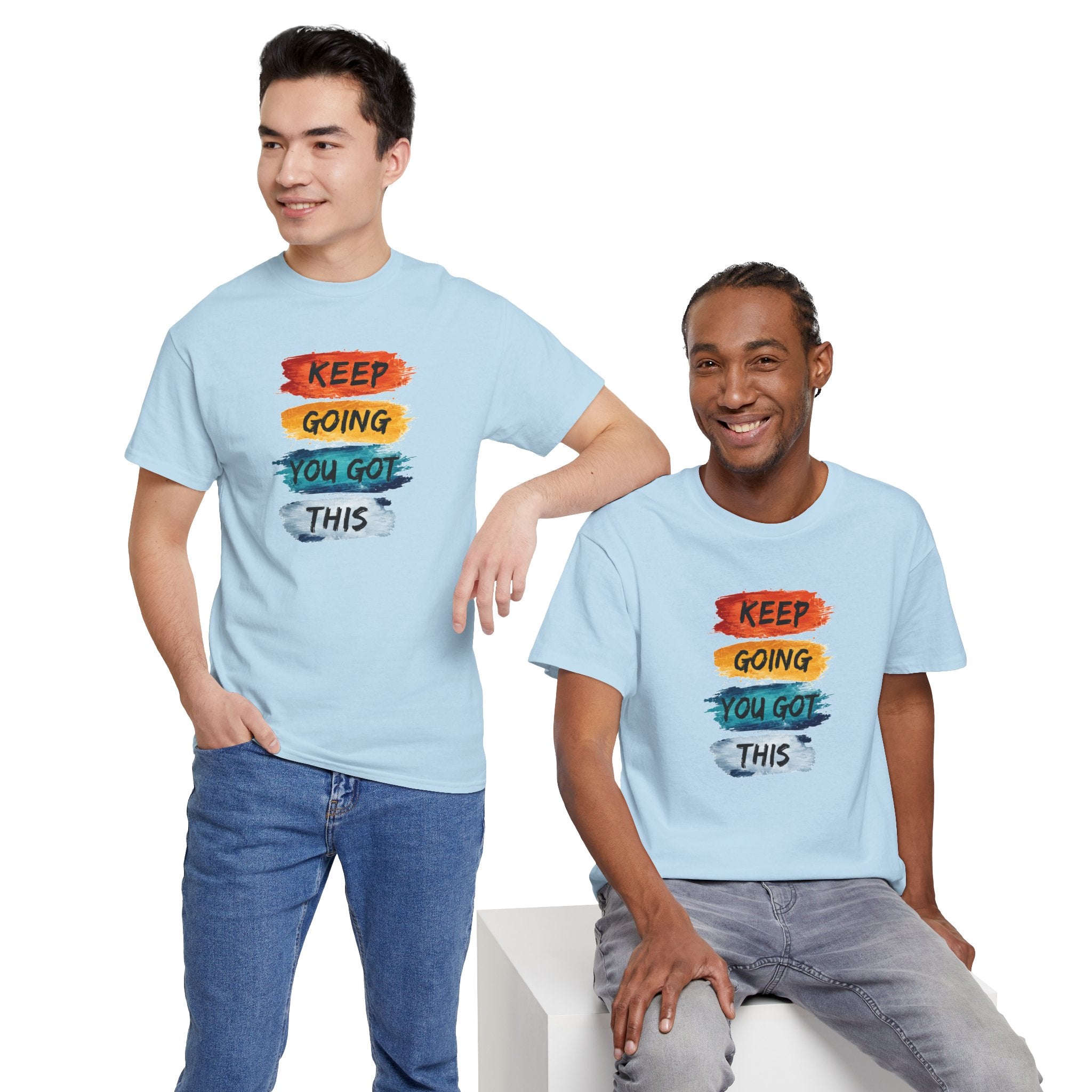 Keep Going You Got This Tee  Motivational Watercolor Brushstroke T-Shirt