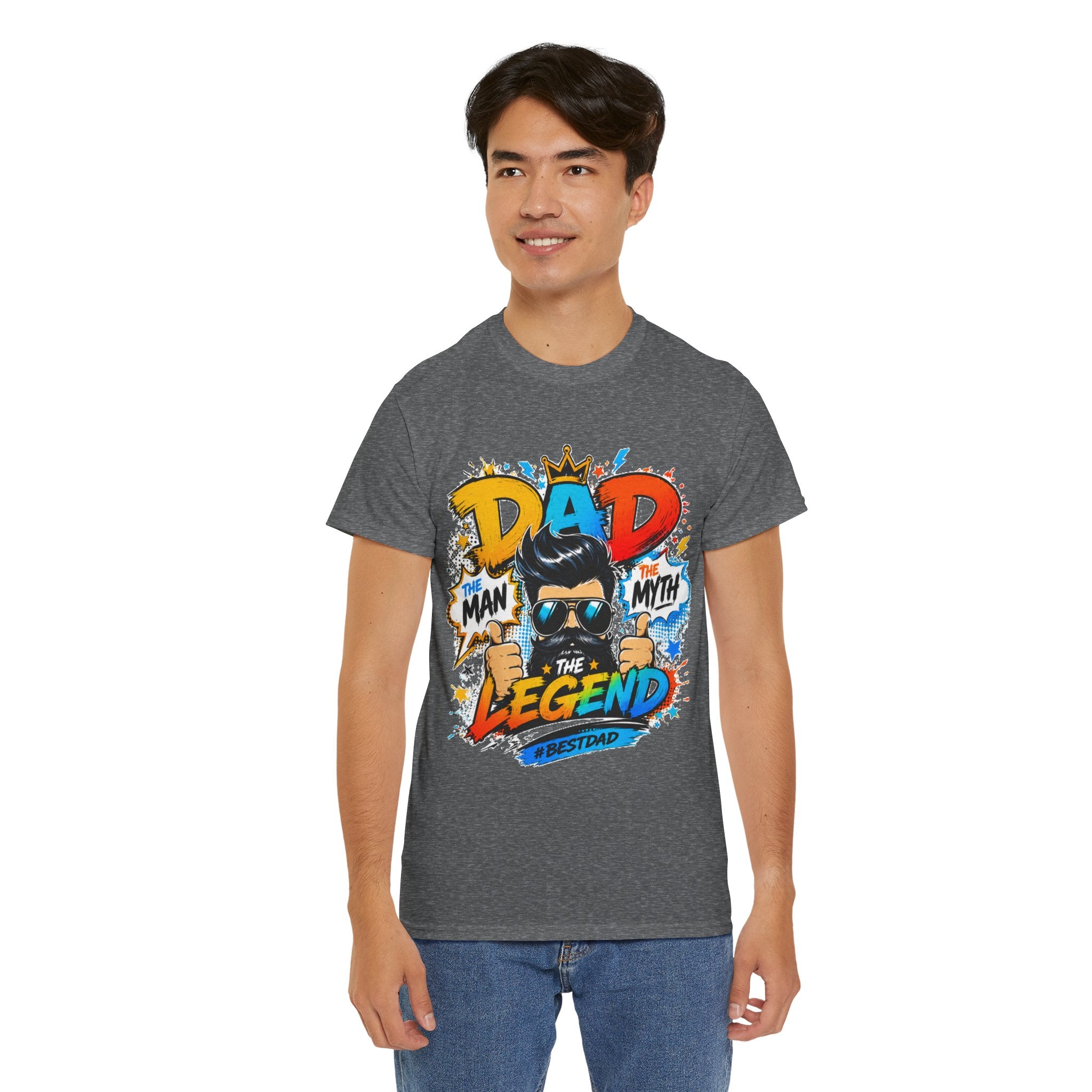 Dad The Legend T-Shirt — 'Dad: Man, Myth, Legend' Graphic Tee for Father’s Day