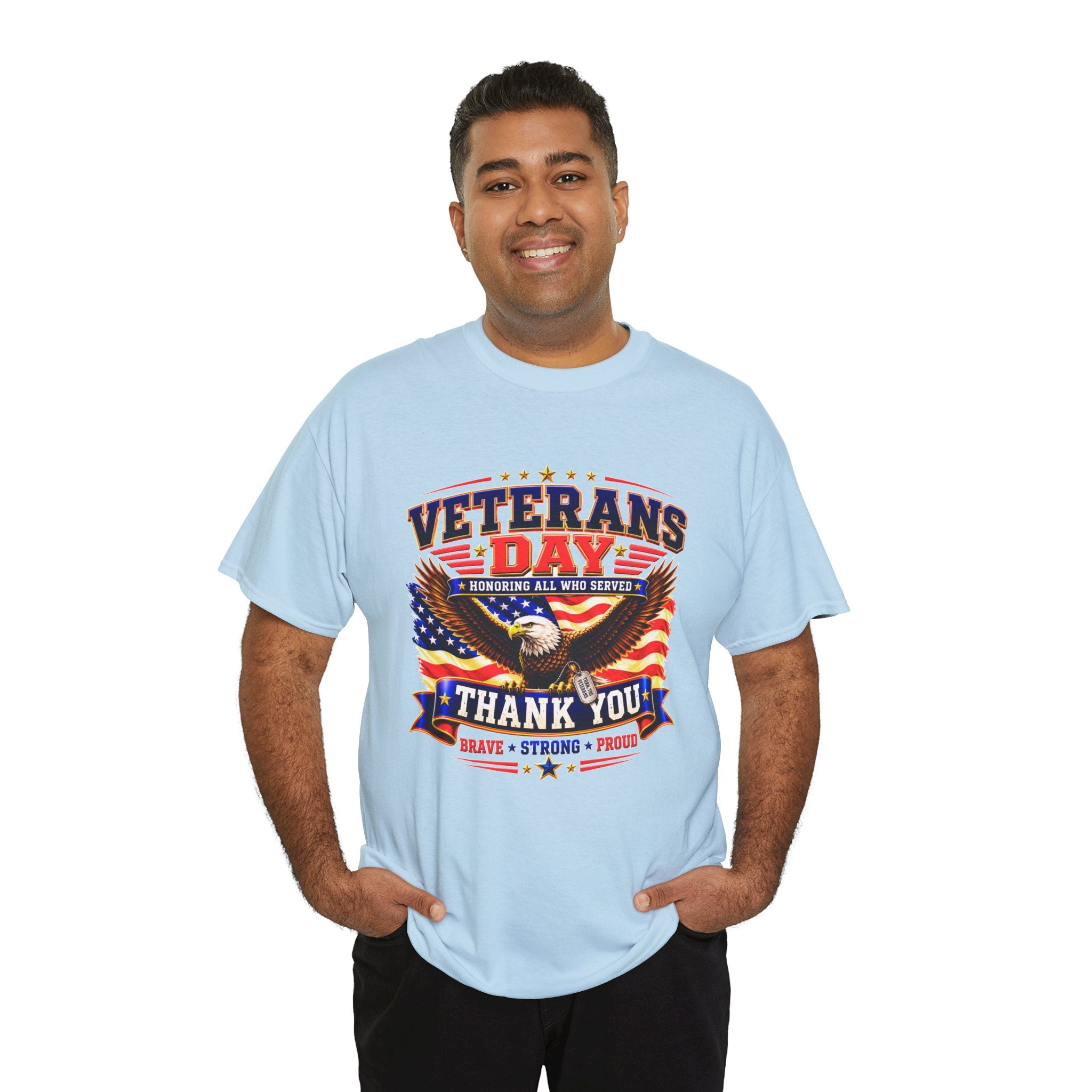 Veterans Day Eagle T-Shirt – "Thank You" Patriotic Tribute Tee