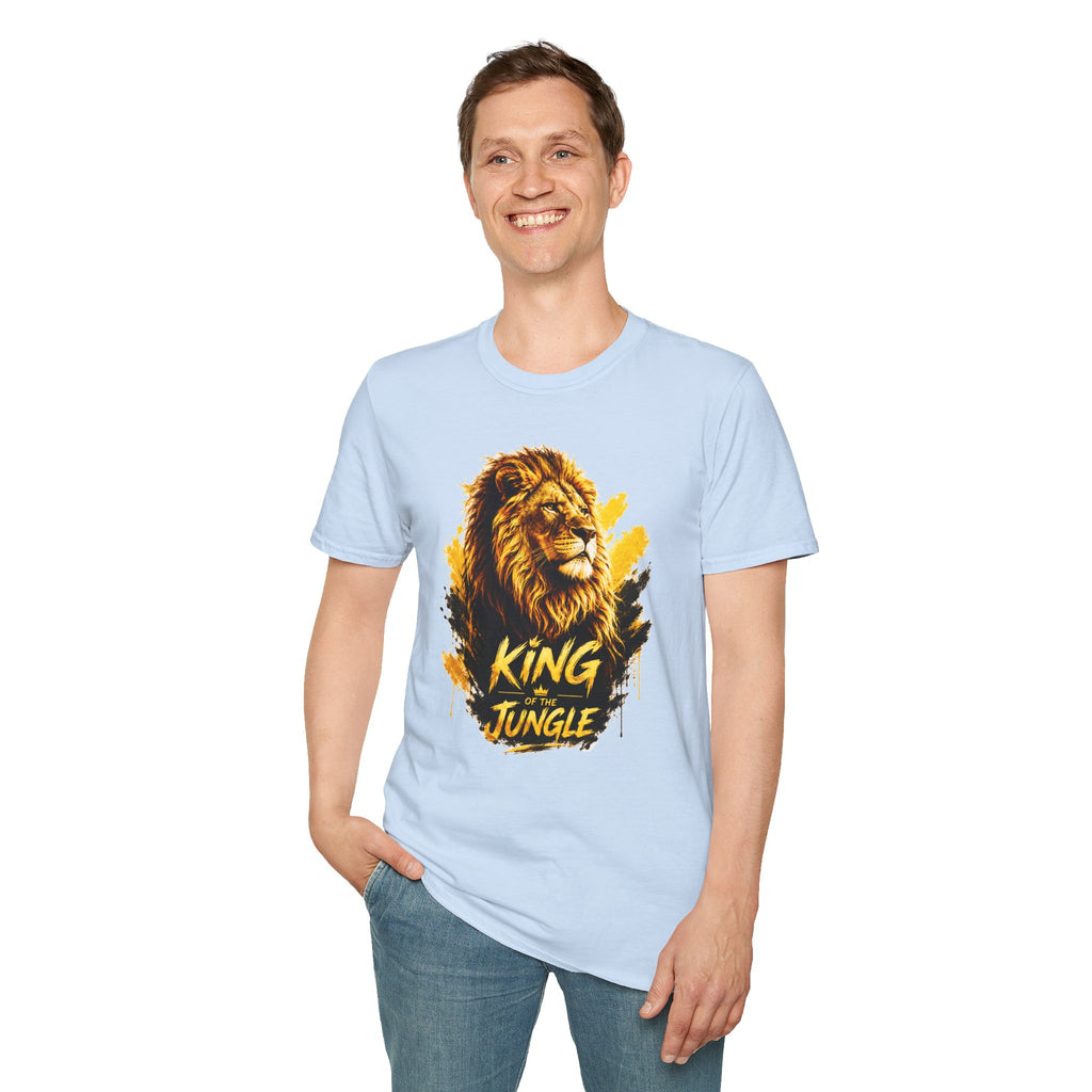 Lion Graphic T-Shirt — "King of the Jungle" Bold Wildlife Tee