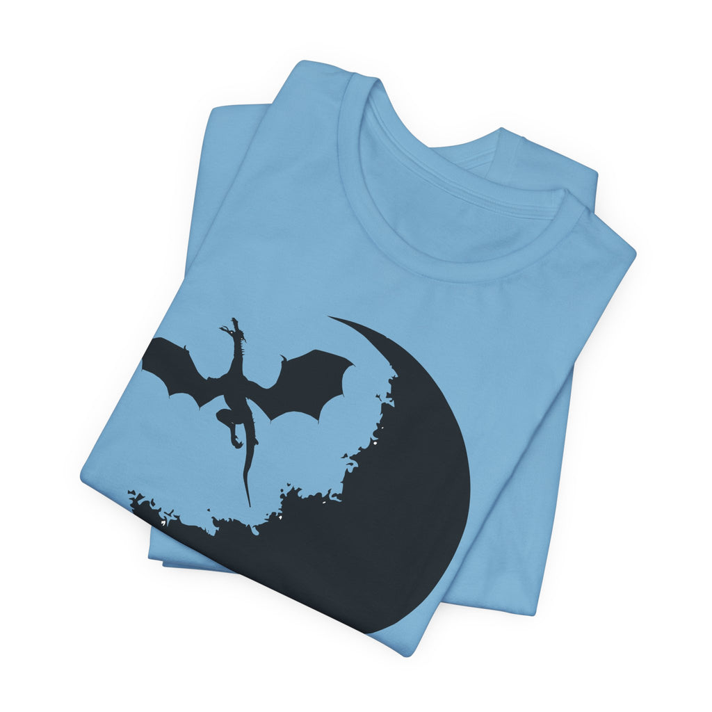 Bat Silhouette Moon T-Shirt — Gothic Halloween Tee
