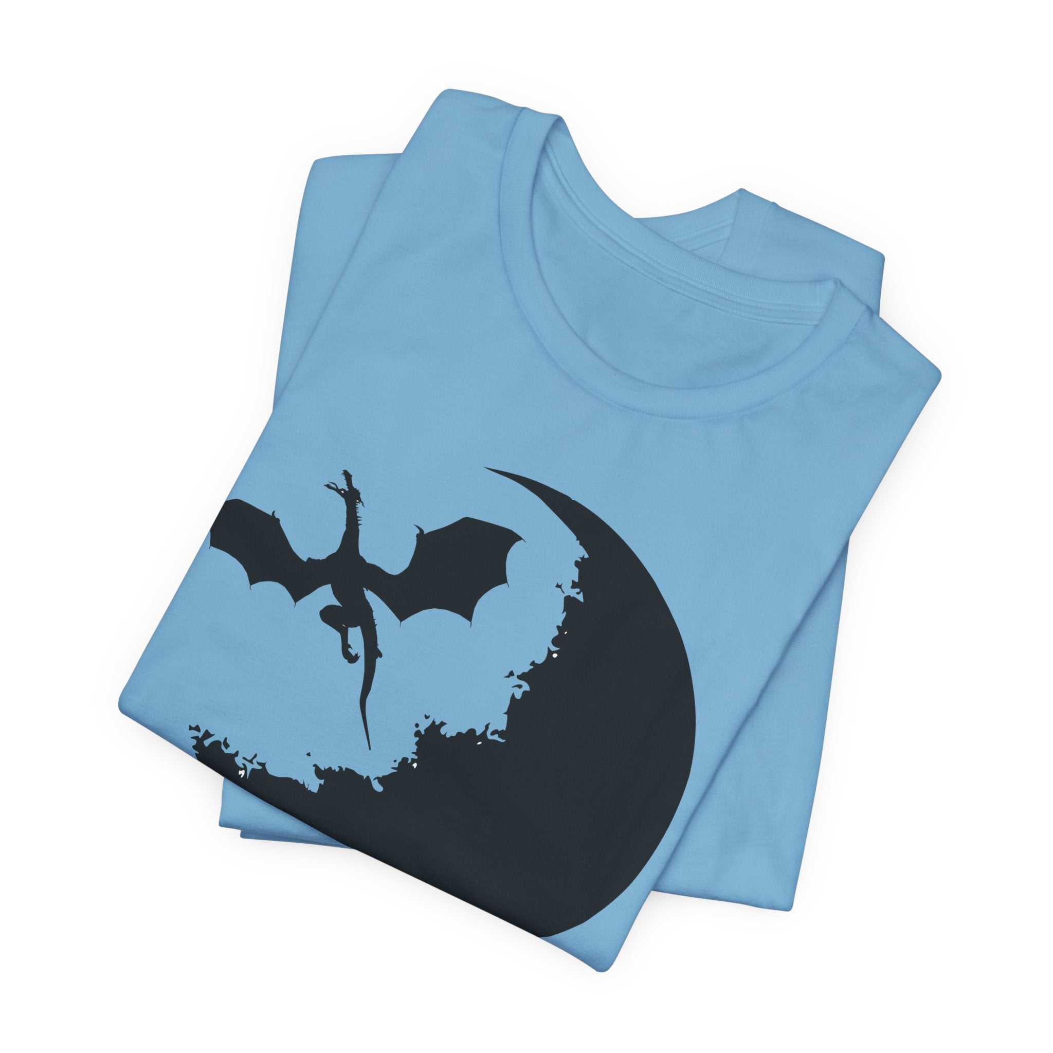 Bat Silhouette Moon T-Shirt — Gothic Halloween Tee