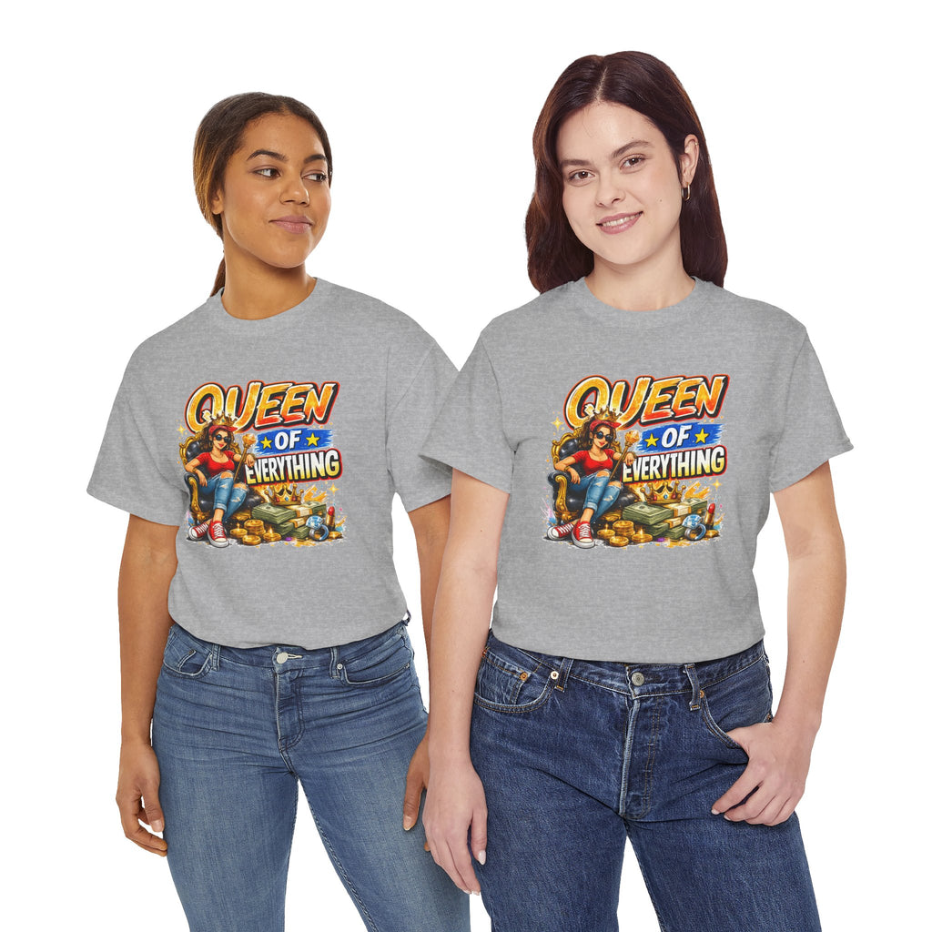 Queen of Everything Shirt | Funny Queen Graphic Tee | Gift for Mom | Boss Lady Shirt | Retro Vintage Tee