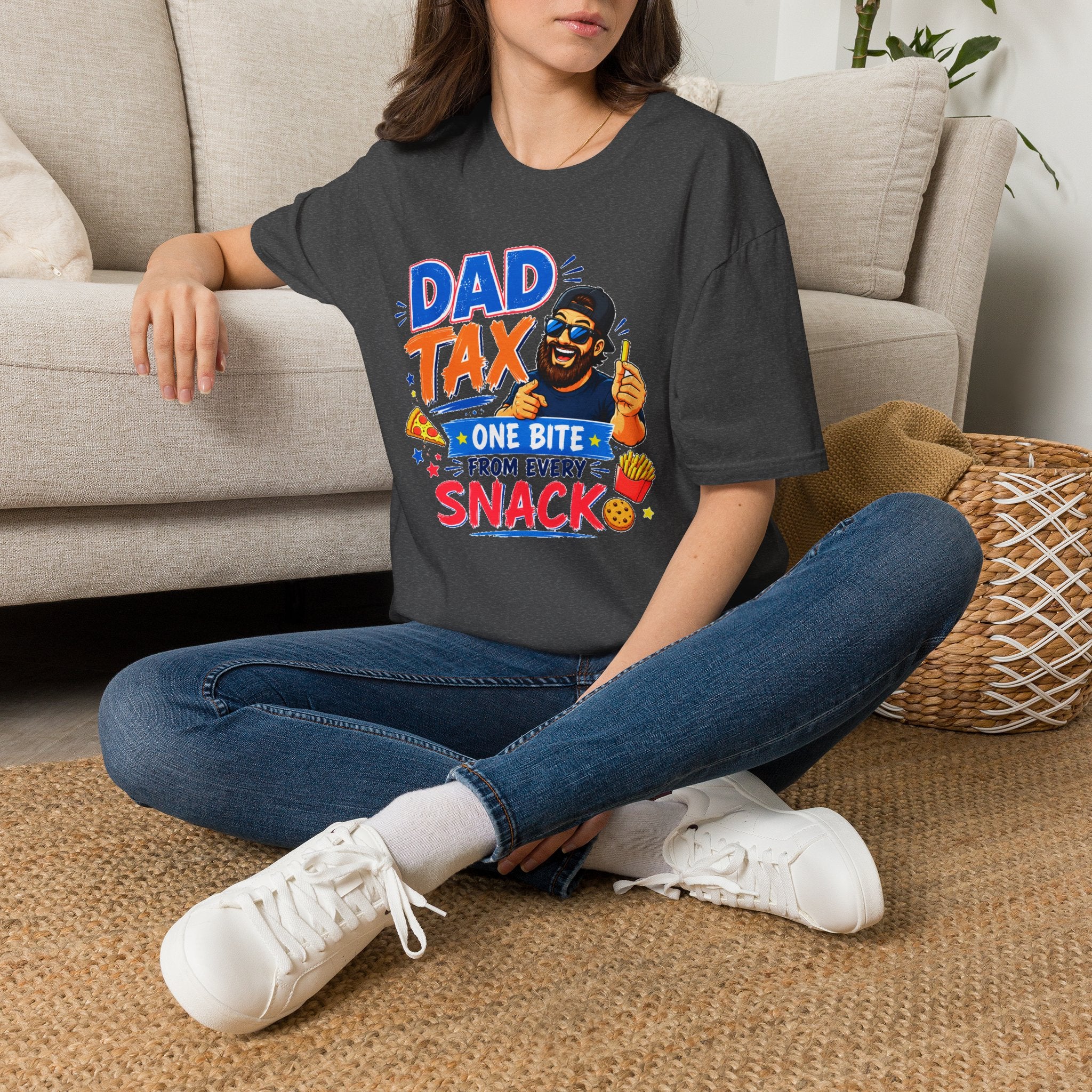 Funny Dad Tax Shirt, One Bite From Every Snack T-Shirt, Dad Joke Tee, Gift for Dad, Daddy Shirt, Father's Day Gift, Food Lover Dad Tee