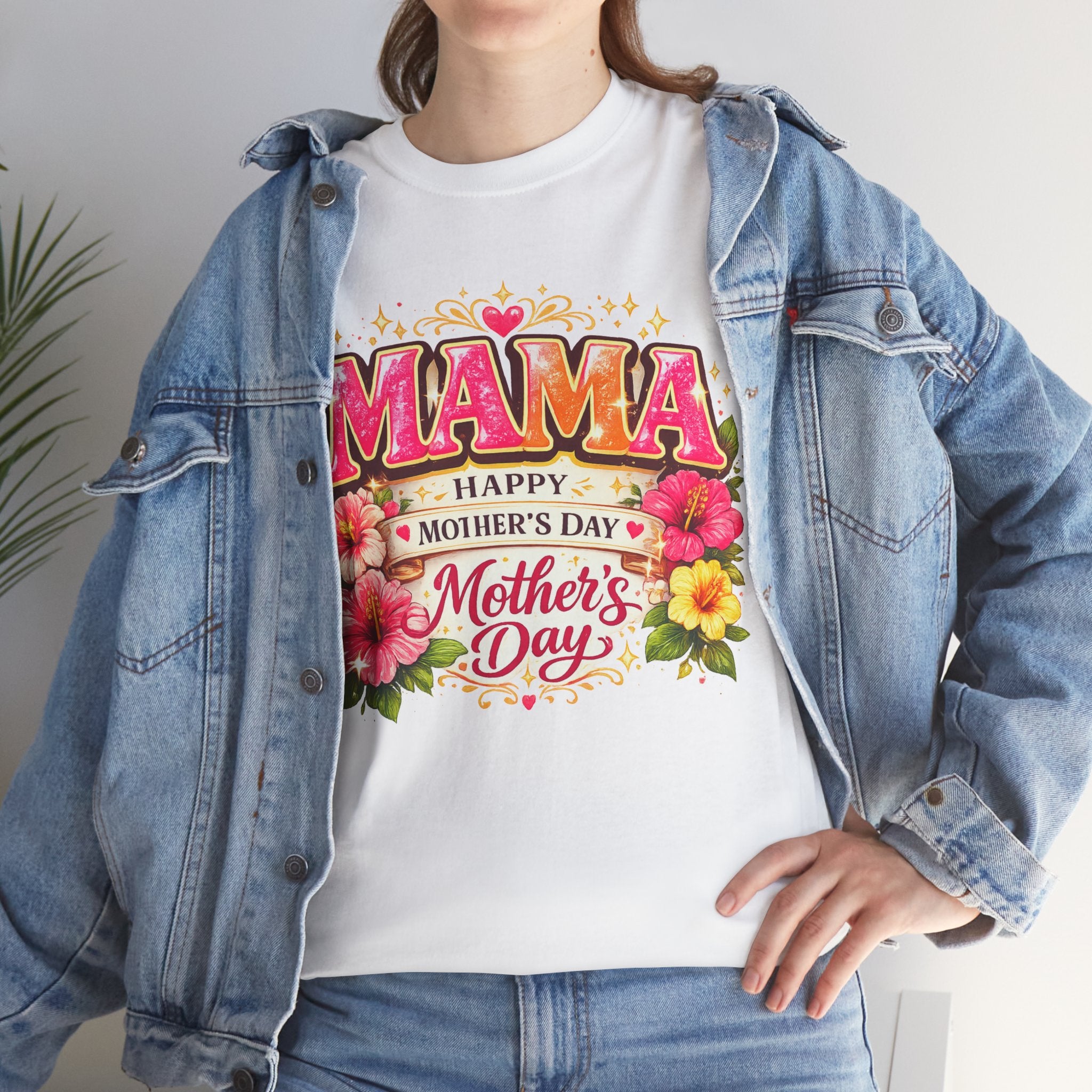 Mama Floral Shirt for Women, Mother's Day Gift for Mom, Cute Flower Graphic Tee, Mama Life T-Shirt, Birthday Gift for Mother, Mom Appreciation Gift