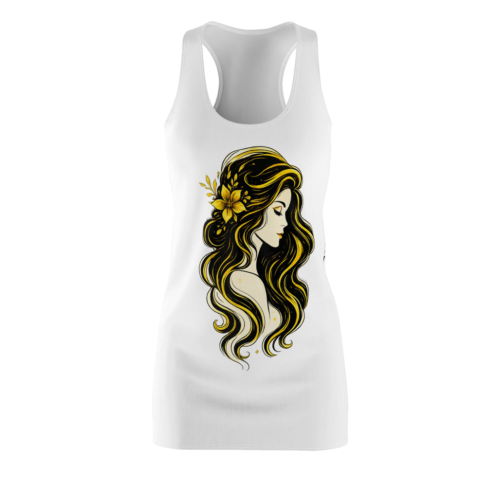 Women Tank Dress Boho Girl Graphic Summer Mini Dress Aesthetic Outfit Casual Cute Gift for Her