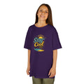 Kids "Stay Cool" Beach Graphic Tee — Tropical Sun & Palm Vacation Shirt