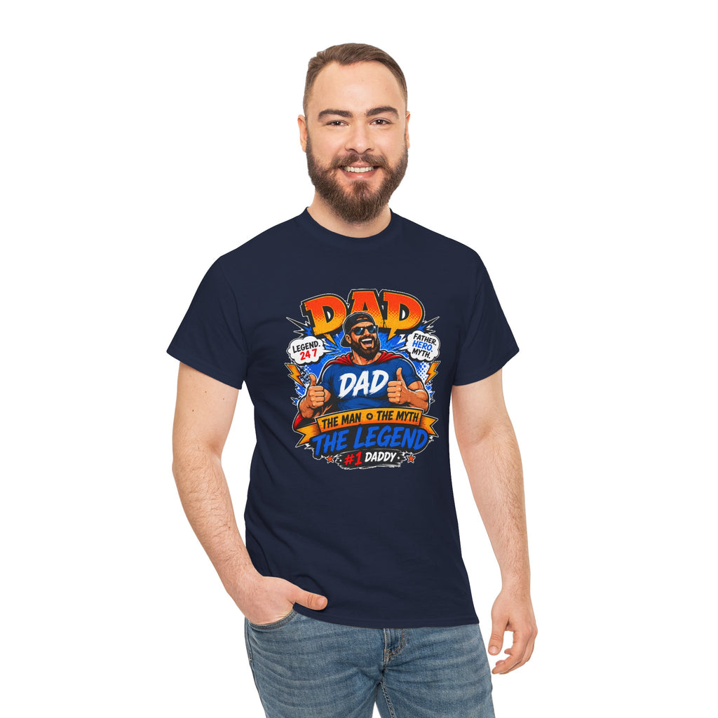 Funny Dad Shirt, Dad The Legend Tee, Father's Day Gift for Dad, Cool Dad Graphic T-Shirt, Best Dad Ever Shirt, Dad Gift