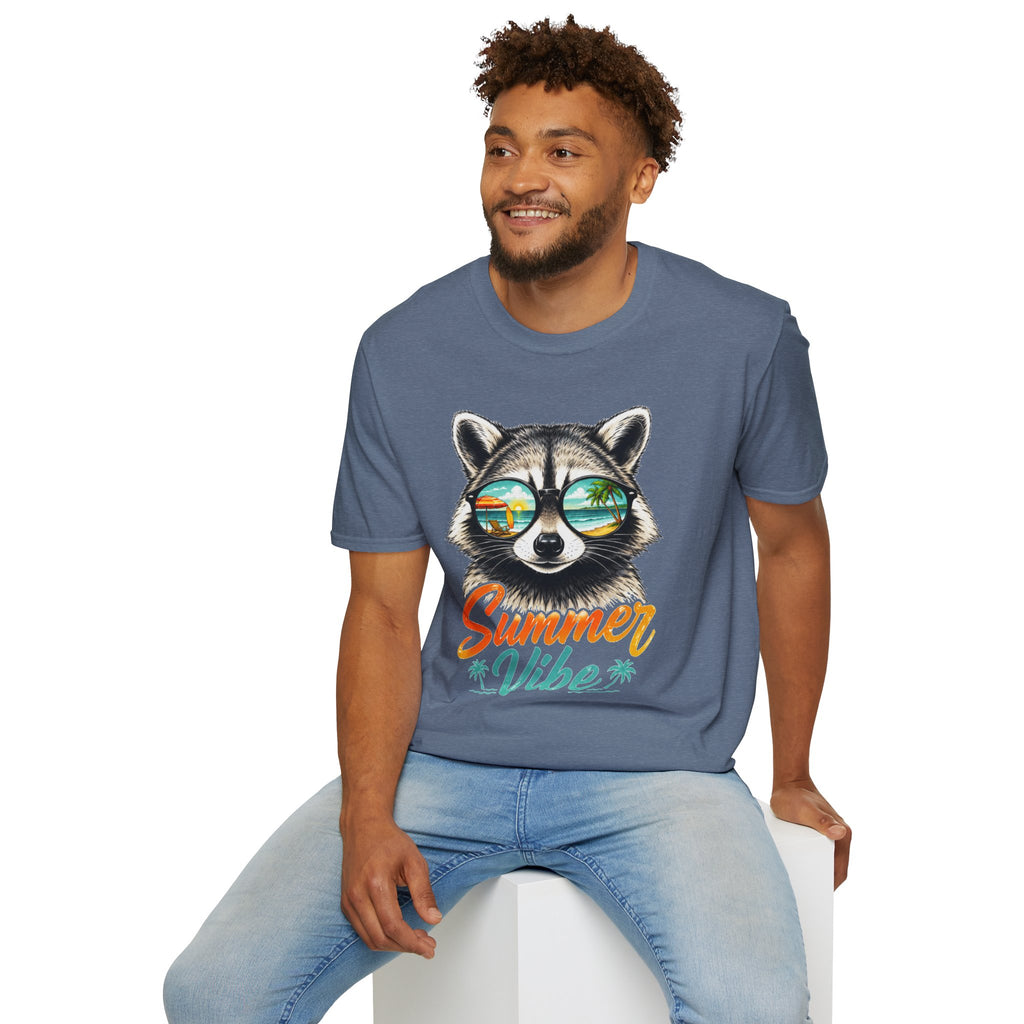 Summer Vibe Raccoon T-Shirt
