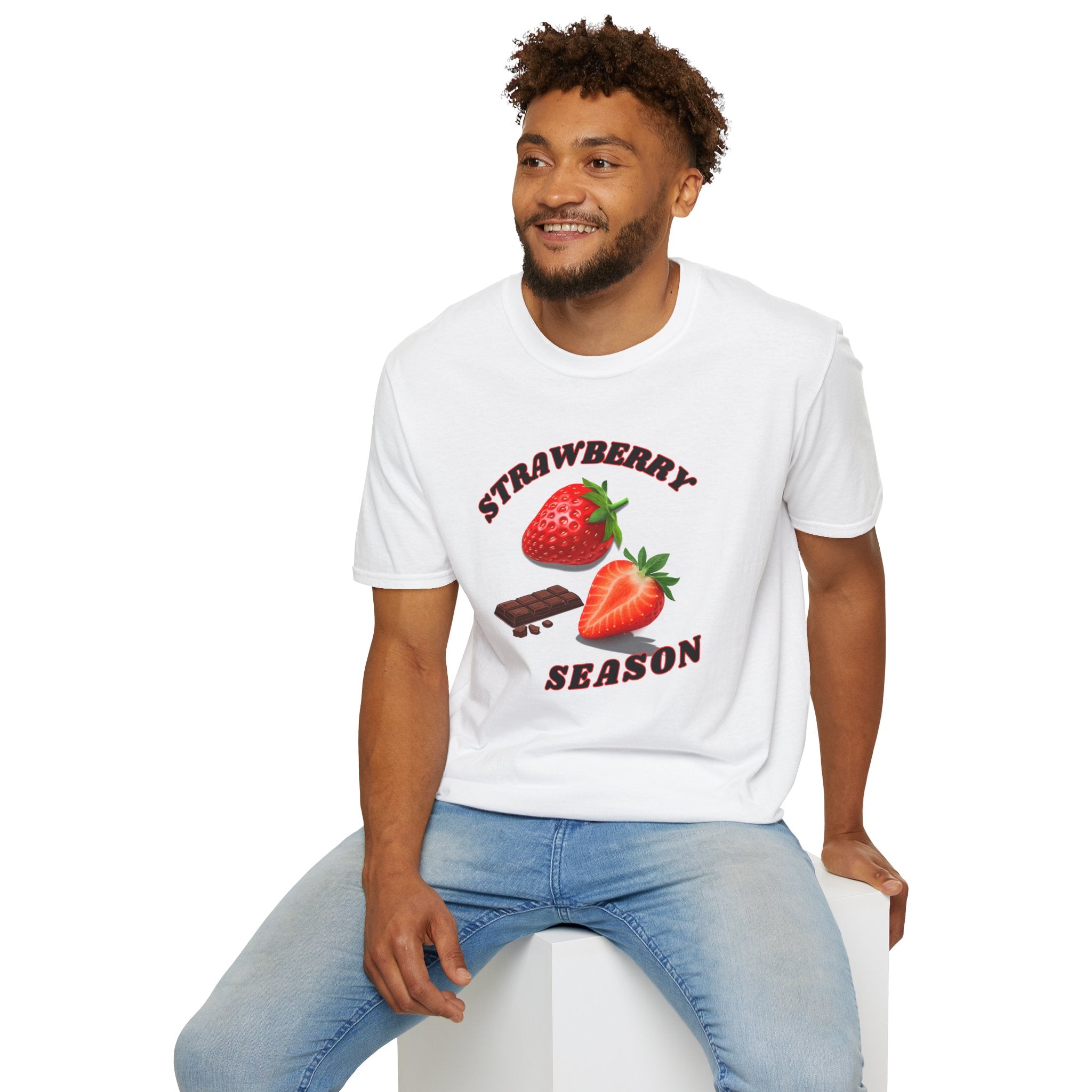 Strawberry Season T-Shirt — Retro Fruit Graphic Tee