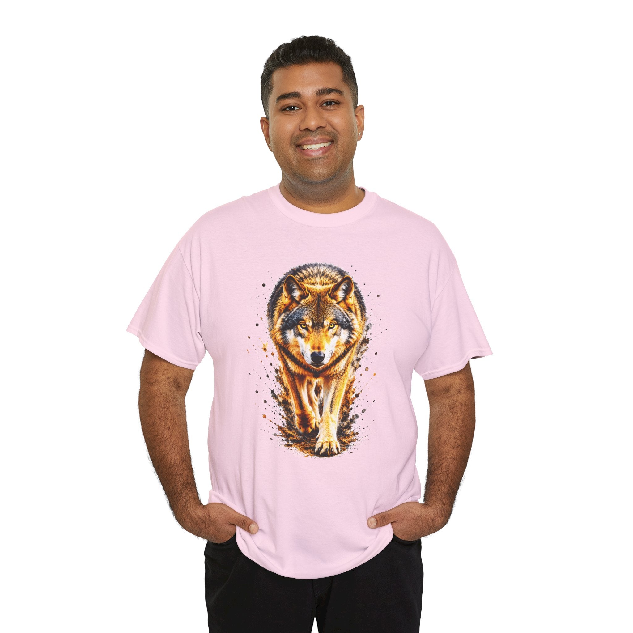 Wolf Graphic T-Shirt, Majestic Wolf Tee, Wildlife Animal Shirt, Unisex Nature Graphic Tee, Wolf Lover Gift, Forest Wolf Shirt