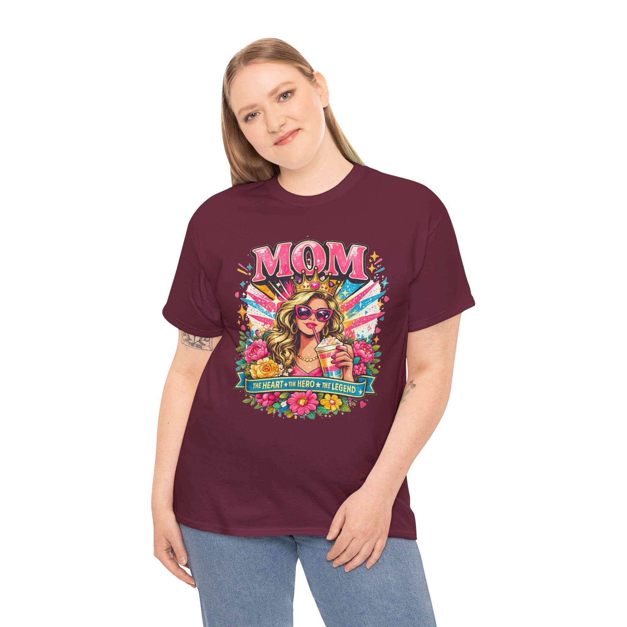 Mama Floral Shirt, Mom Graphic Tee, Gift for Mom, Colorful Vintage Mom T-Shirt, Cute Mama Shirt, Mother's Gift, Mom Life Tee