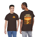 Stay Humble Sunset Tee - Retro Sunrise Graphic T-Shirt