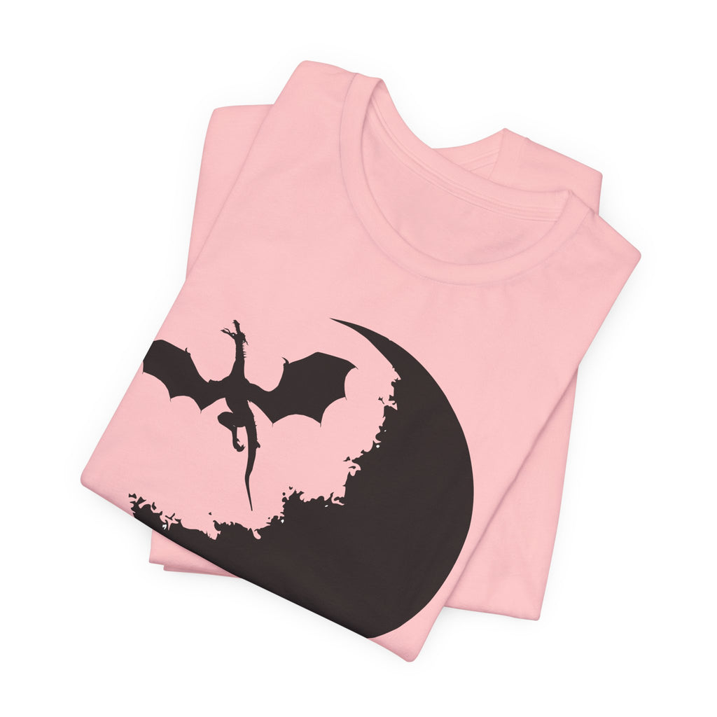 Bat Silhouette Moon T-Shirt — Gothic Halloween Tee