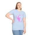 Beauty Face Line Art T-Shirt, Makeup Artist Shirt, Aesthetic Pink Graphic Tee, Gift for Women