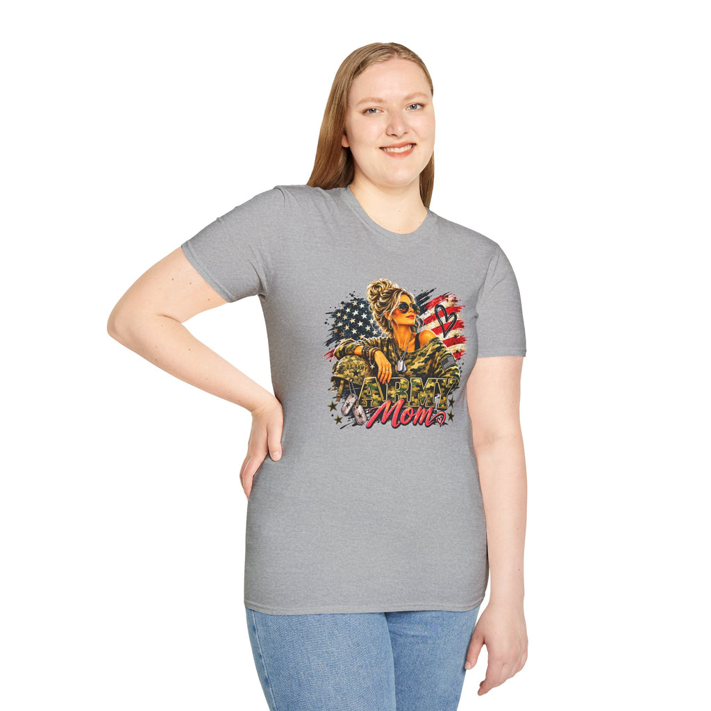 Military Mom Shirt, Patriotic Mom T Shirt, American Flag Shirt, Army Mom Gift, Military Mom Gift, USA Mom Tee