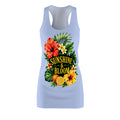 Racerback Dress — Sunshine & Bloom Tropical Floral Print