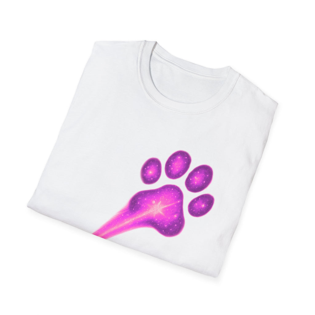 Pink Paw Print T-Shirt, Cute Dog Lover Tee, Aesthetic Animal Shirt, Gift for Pet Lovers
