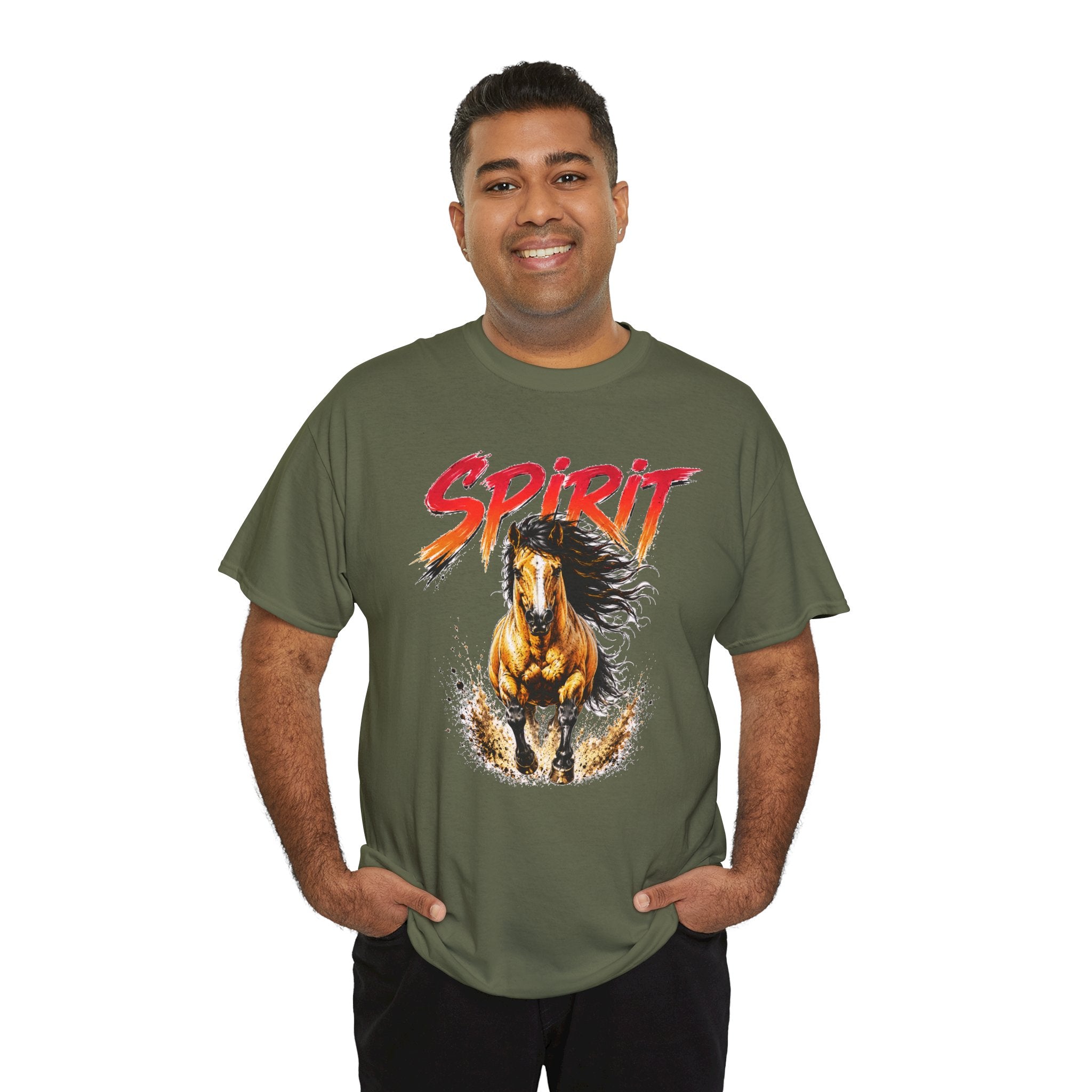 Spirit Running Horse T-Shirt — Wild Mustang Graphic Tee
