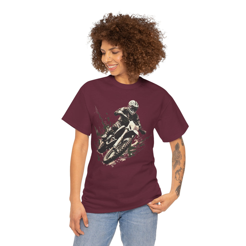 Motocross Rider Dirt Bike T-Shirt — Off-Road Racing Tee