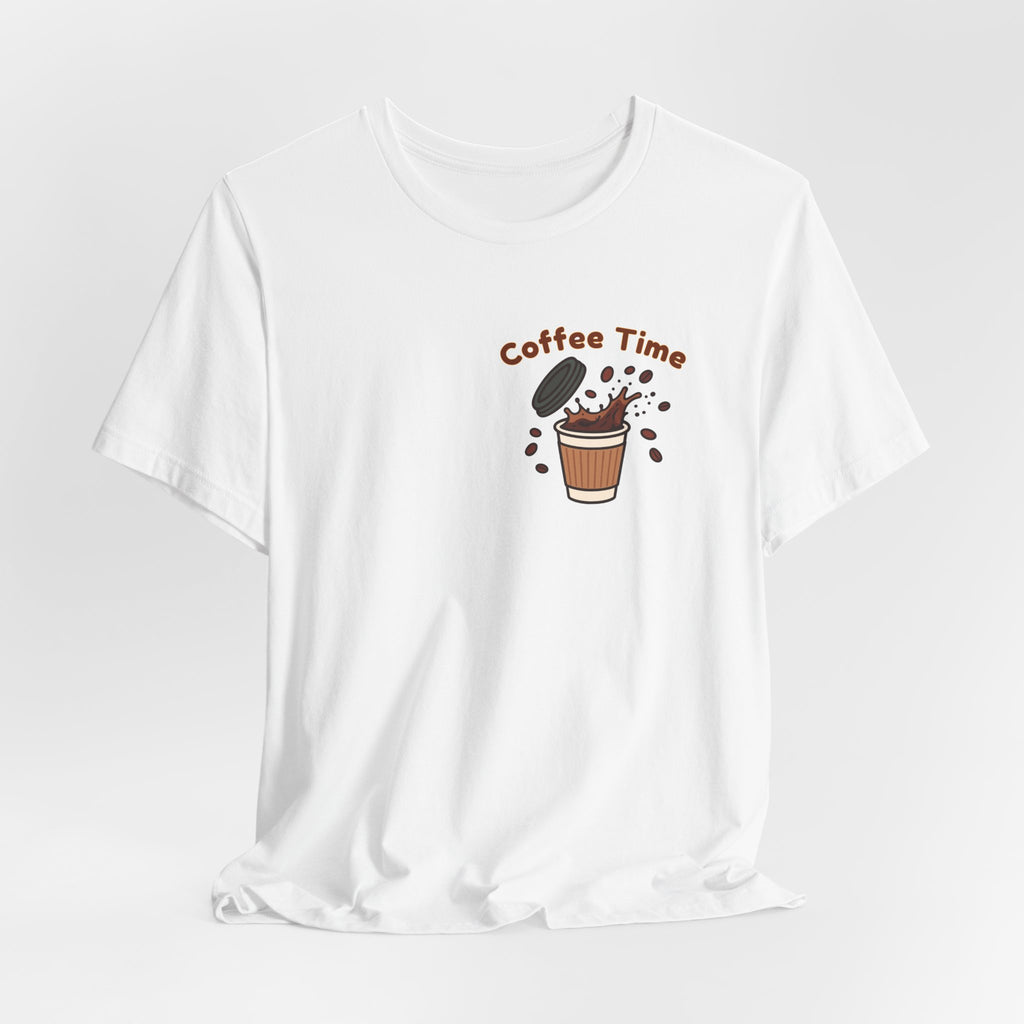 Coffee Time Tee — "More Espresso Less Depresso" Graphic T-Shirt