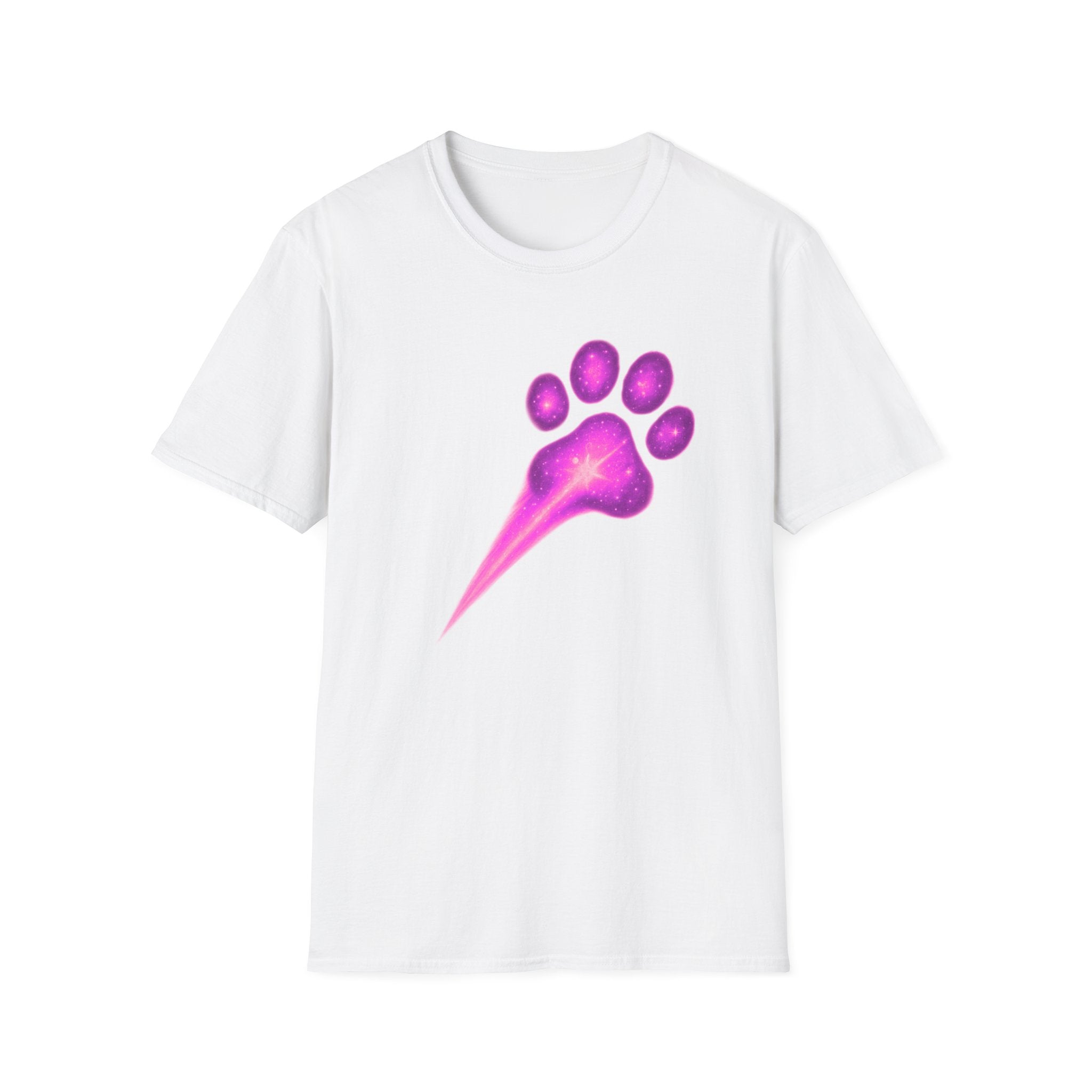 Pink Paw Print T-Shirt, Cute Dog Lover Tee, Aesthetic Animal Shirt, Gift for Pet Lovers