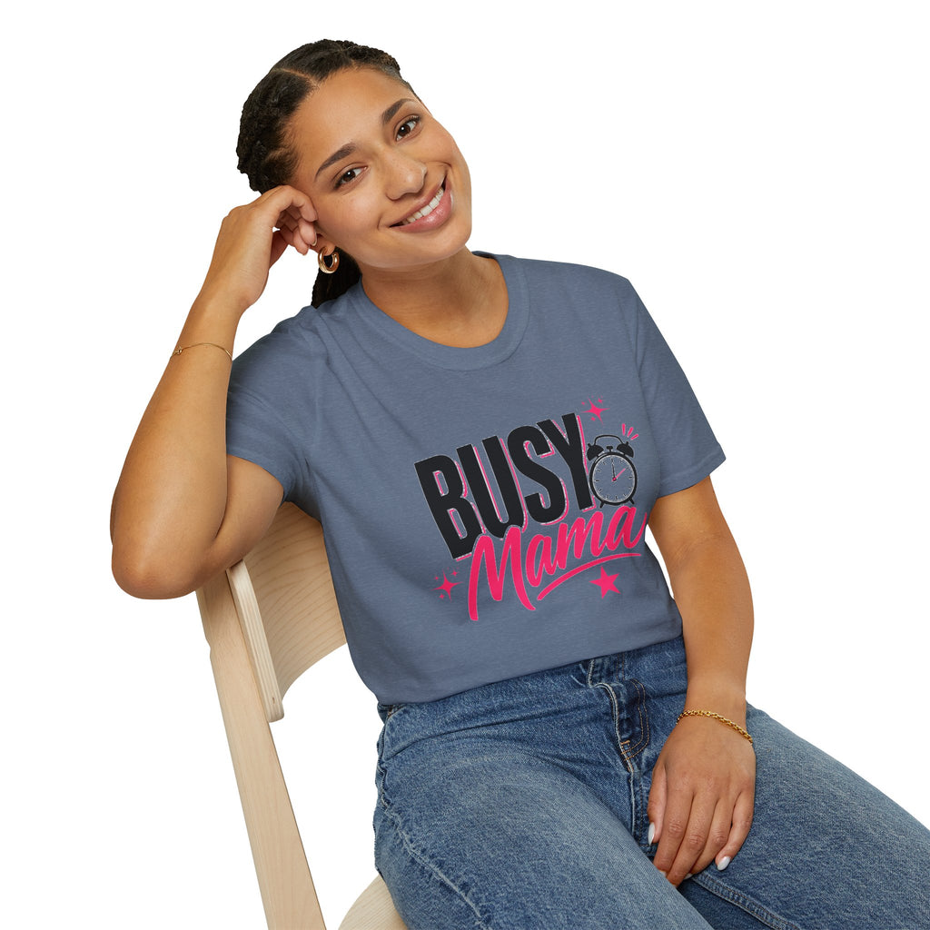 Busy Mama T-Shirt | Funny Mom Shirt | Cute Mother Graphic Tee | Gift for Mom | Busy Mom Life Shirt