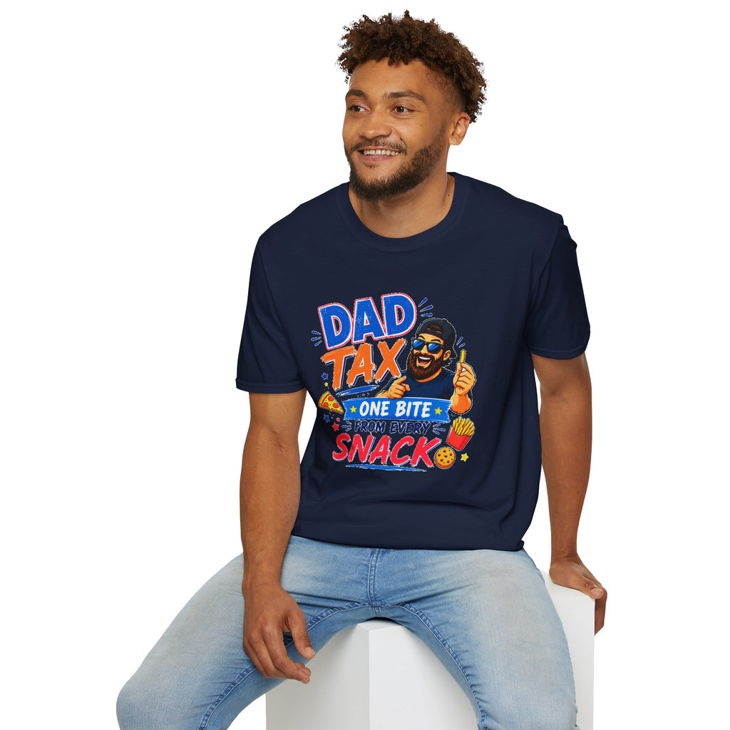Funny Dad Tax Shirt, One Bite From Every Snack T-Shirt, Dad Joke Tee, Gift for Dad, Daddy Shirt, Father's Day Gift, Food Lover Dad Tee