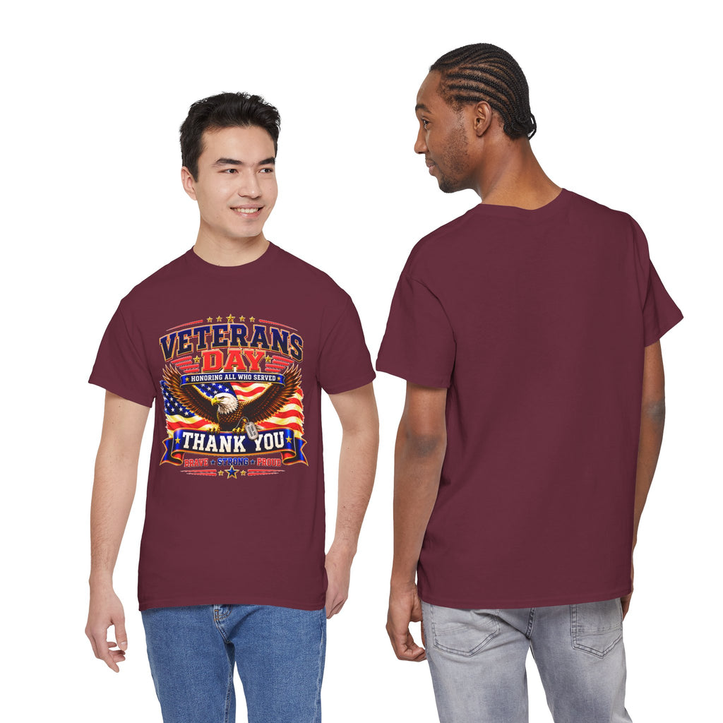 Veterans Day Eagle T-Shirt – "Thank You" Patriotic Tribute Tee