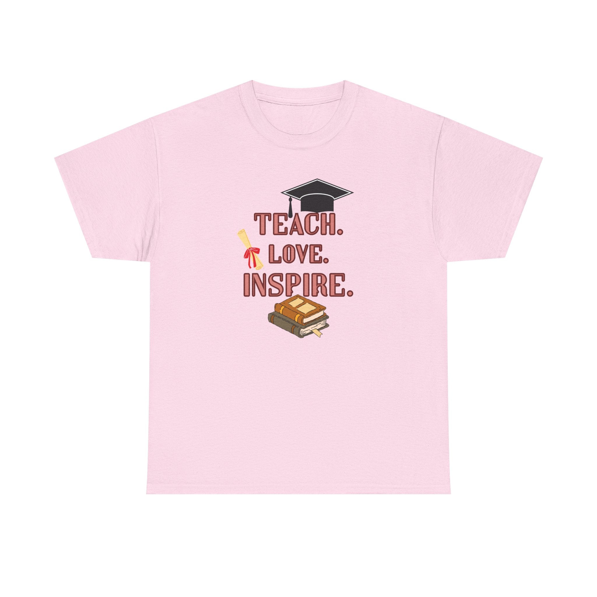 Teacher Shirt Teach Love Inspire, Teacher Gift T-Shirt, Back to School Tee, Inspirational Teacher Shirt, Unisex Graphic Tee