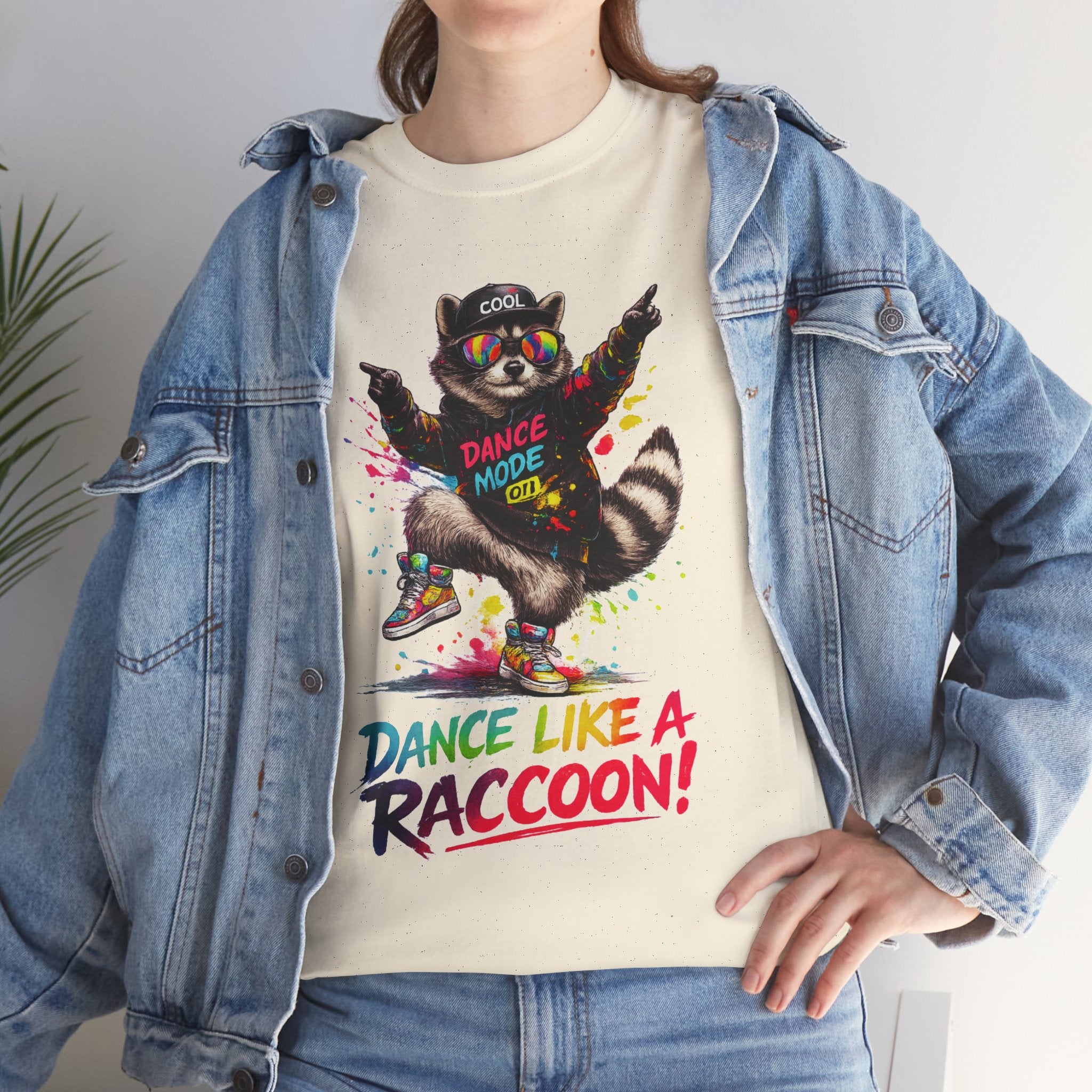 Dance Like a Raccoon T-Shirt — Cute Retro Raccoon Dance Graphic Tee