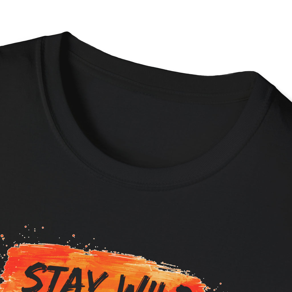 Inspirational Brushstroke Tee — “Stay Wild, Dream Big, Be Kind, Good Vibes”