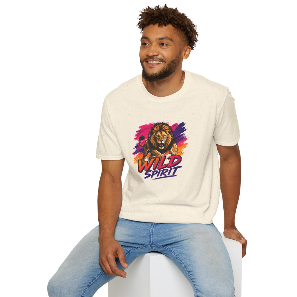 Lion T Shirt, Wild Spirit Shirt, Lion Graphic Tee, Animal Lover Shirt, Wildlife Shirt, Unisex T Shirt, Nature Gift