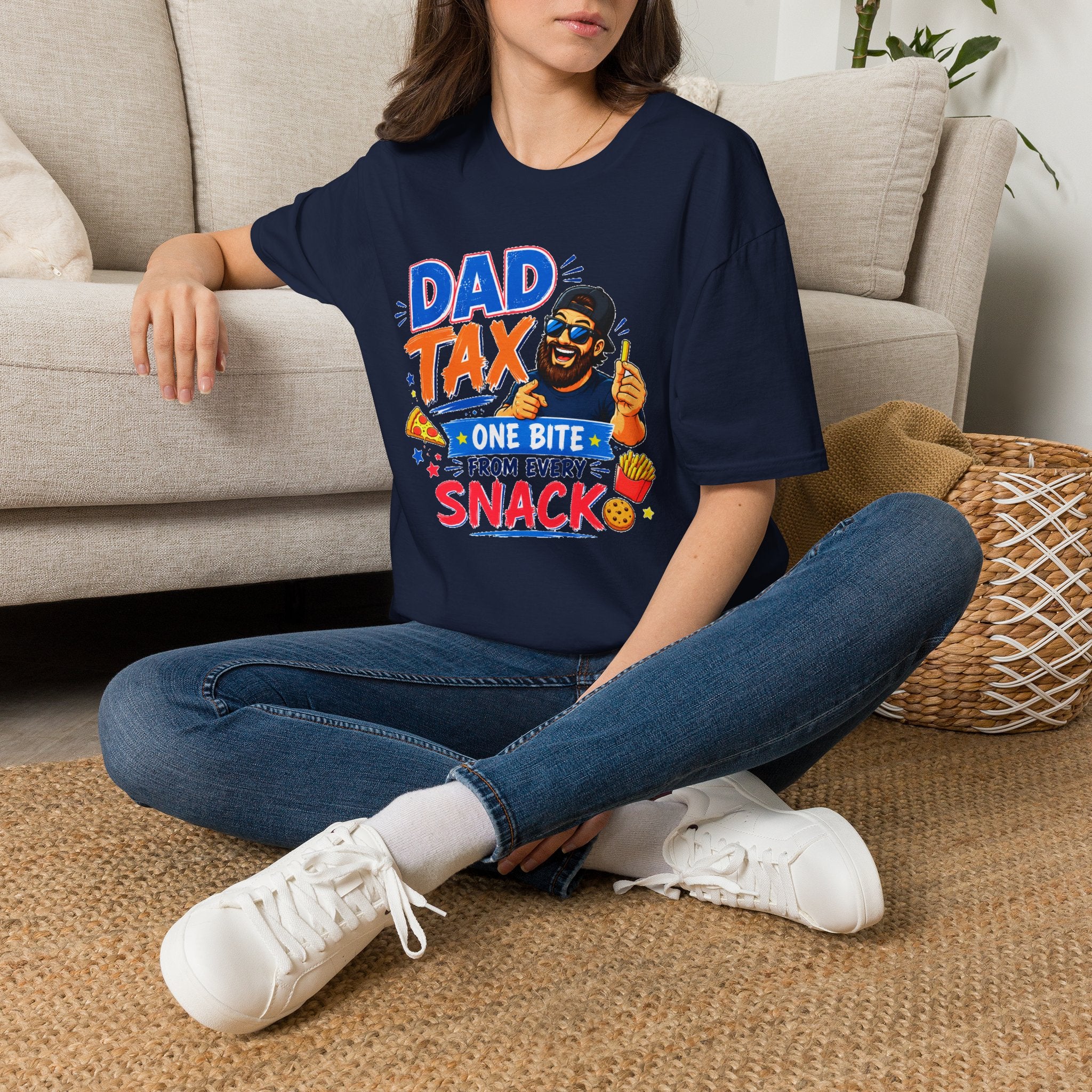 Funny Dad Tax Shirt, One Bite From Every Snack T-Shirt, Dad Joke Tee, Gift for Dad, Daddy Shirt, Father's Day Gift, Food Lover Dad Tee