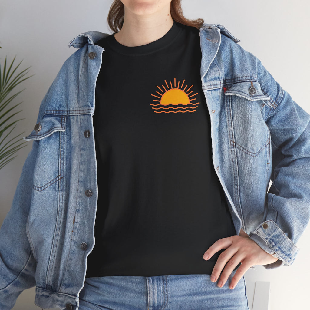 Stay Humble Sunset Tee - Retro Sunrise Graphic T-Shirt