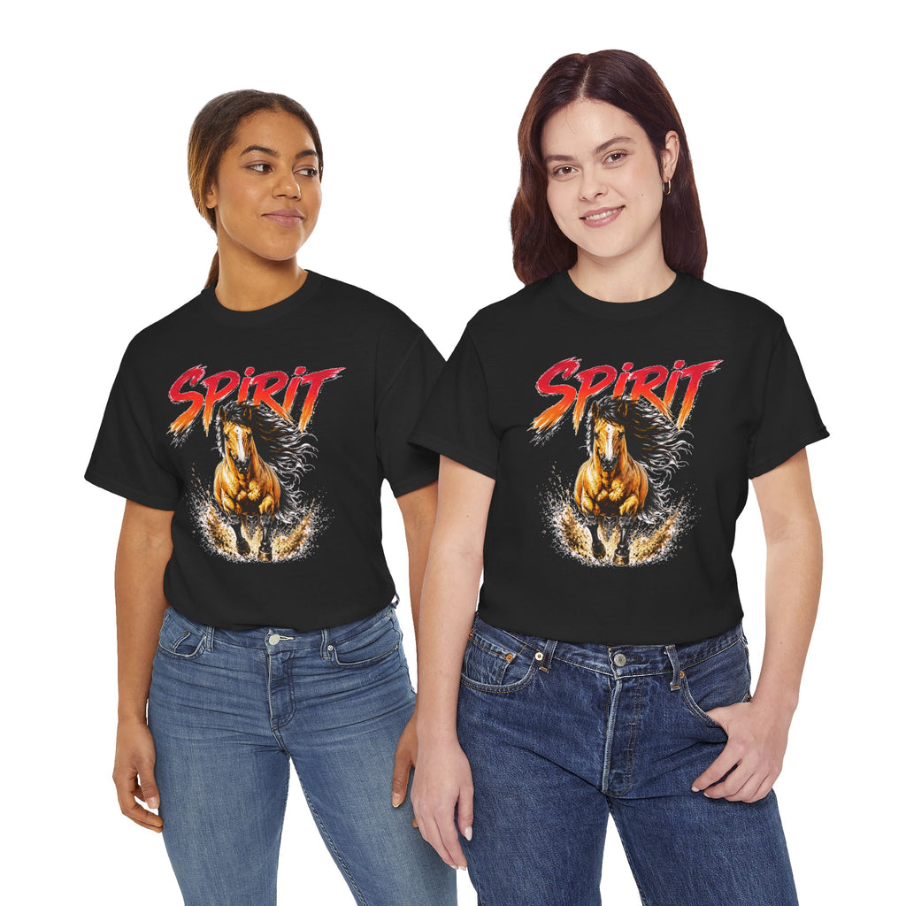 Spirit Running Horse T-Shirt — Wild Mustang Graphic Tee