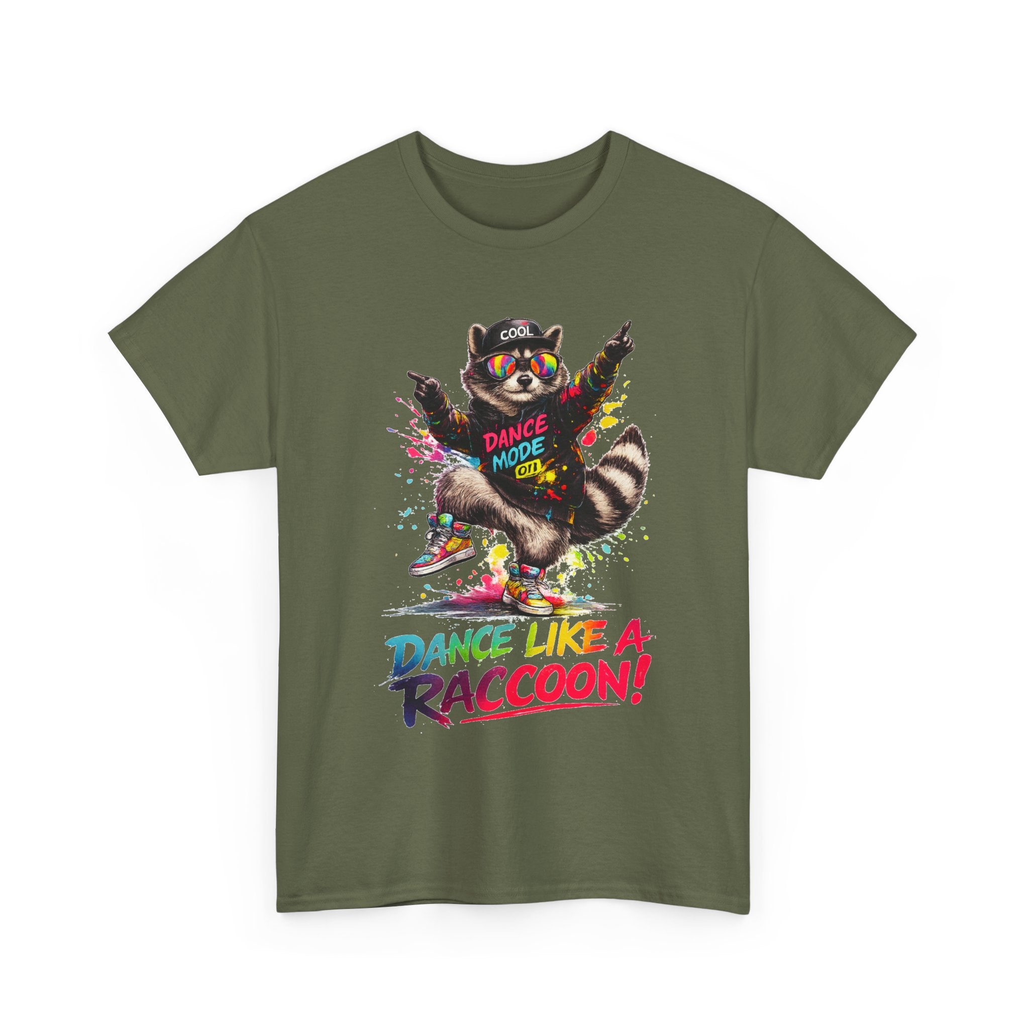 Dance Like a Raccoon T-Shirt — Cute Retro Raccoon Dance Graphic Tee